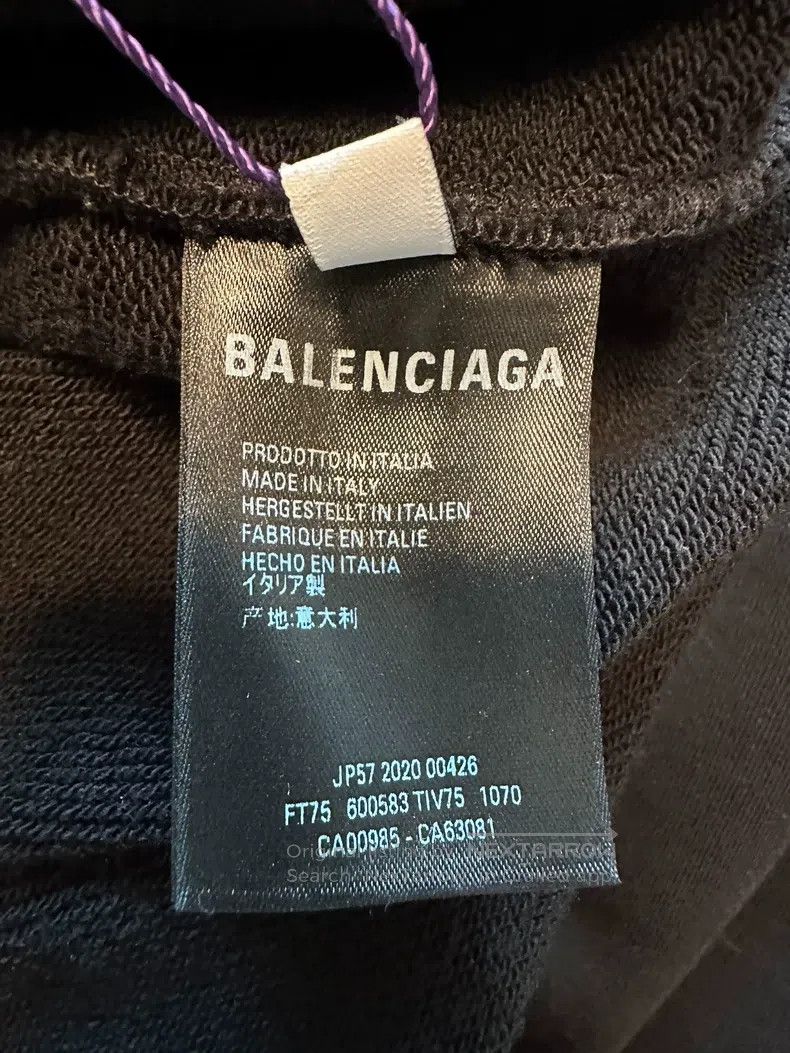 Balenciaga Balenciaga Black Sweatshirt Size US M / EU 48-50 / 2 - 6 Thumbnail