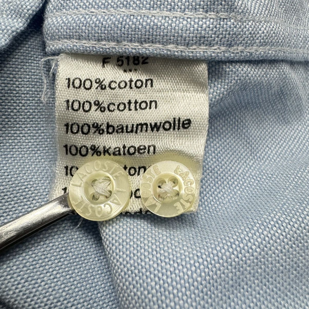 Lacoste Vintage Lacoste Short Sleeve Button Up Classy Shirt Size US XL / EU 56 / 4 - 20 Thumbnail
