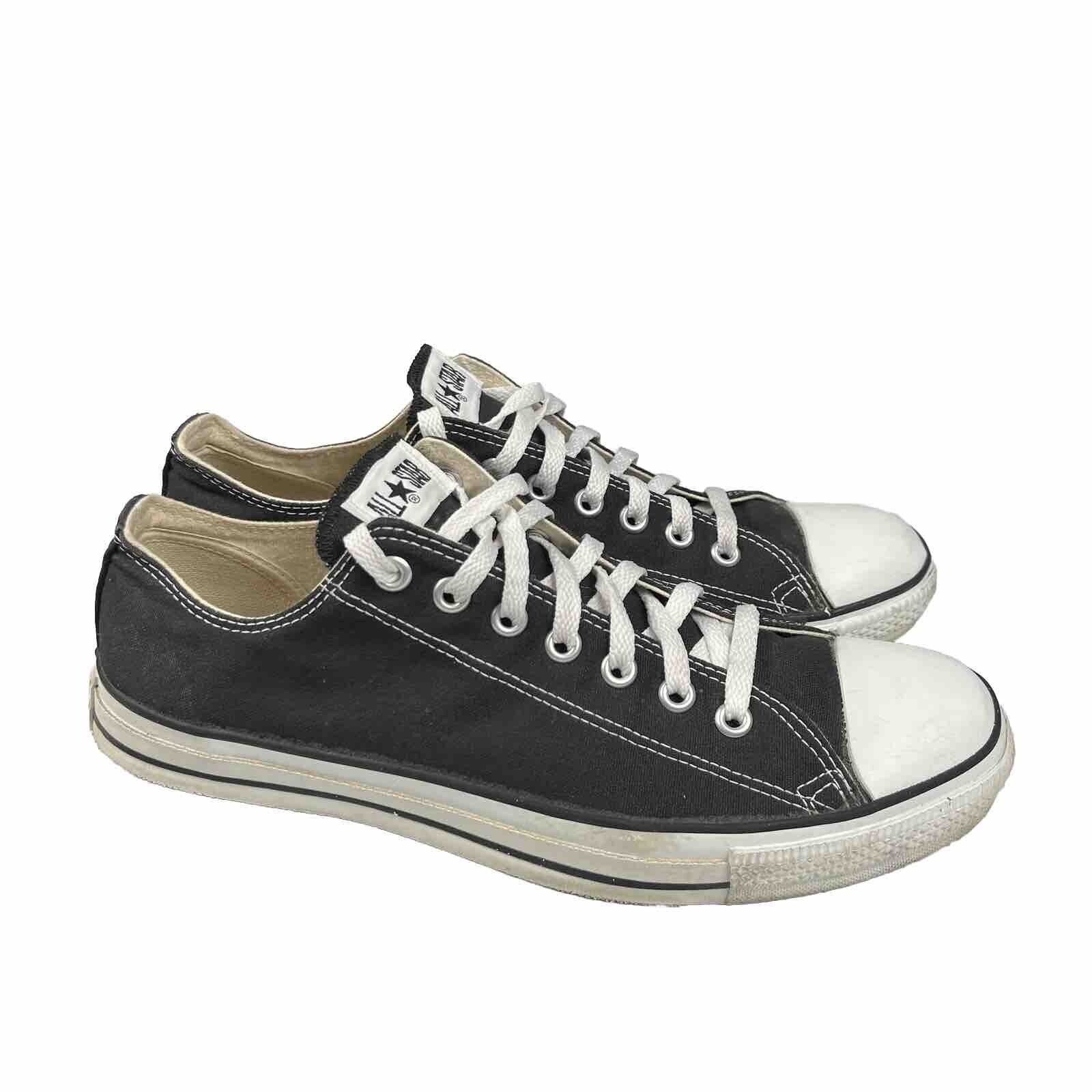 image of 80's Converse All Star Low Top Black/brown Sneakers, Men's (Size 11)