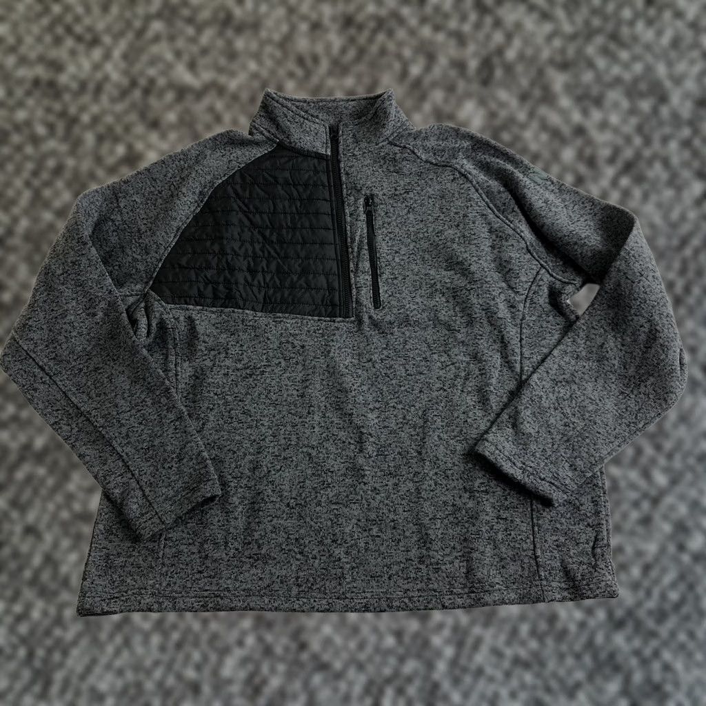 Vintage NRA 2XL Pullover Jacket 1/4 Zip Black Gray Logo Mock Neck Mens Activewear Jacket Size US XXL / EU 58 / 5 - 1 Thumbnail