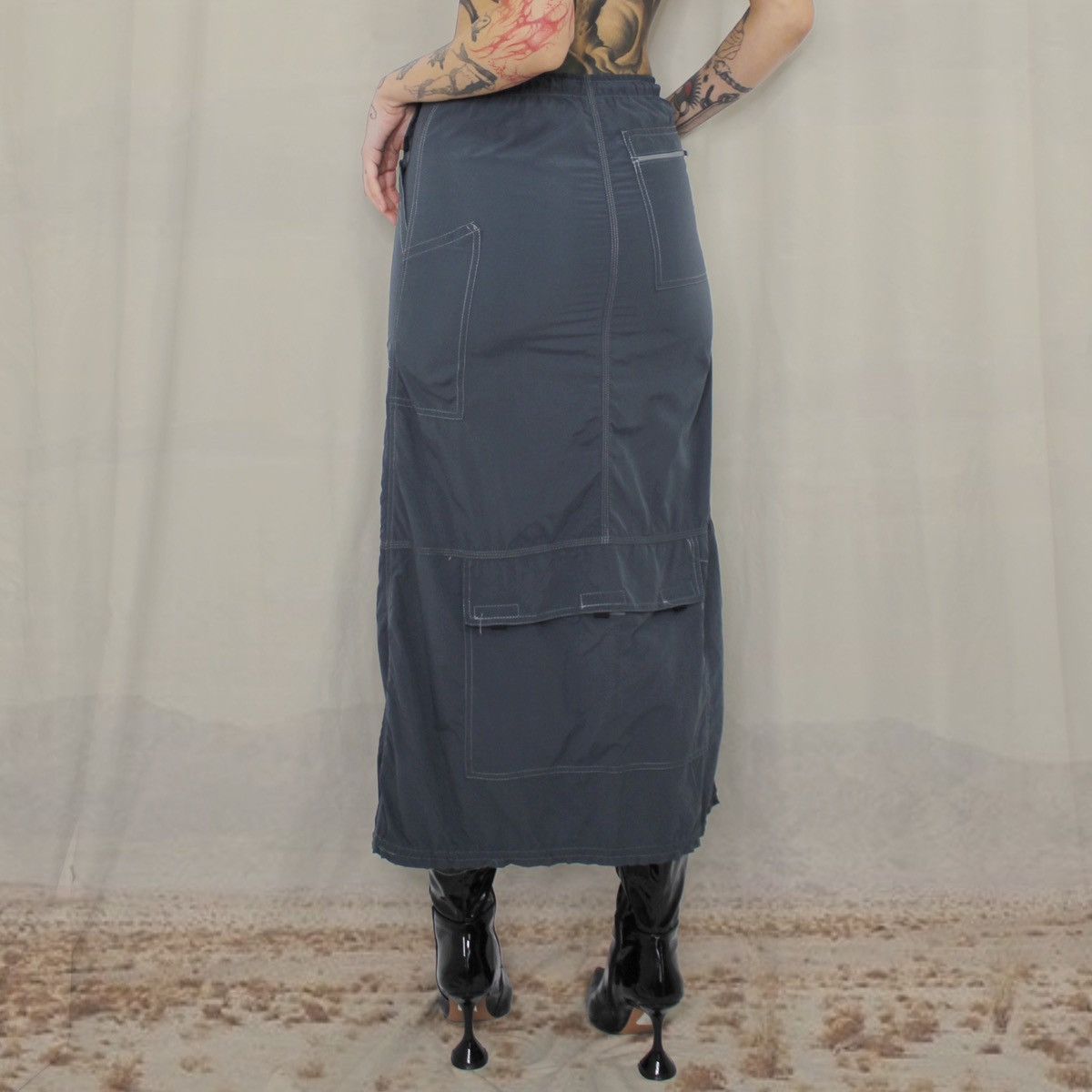 Vintage 🏔️GORPCORE MAXI SKIRT🏔️ Size 26" / US 2 / IT 38 - 3 Thumbnail