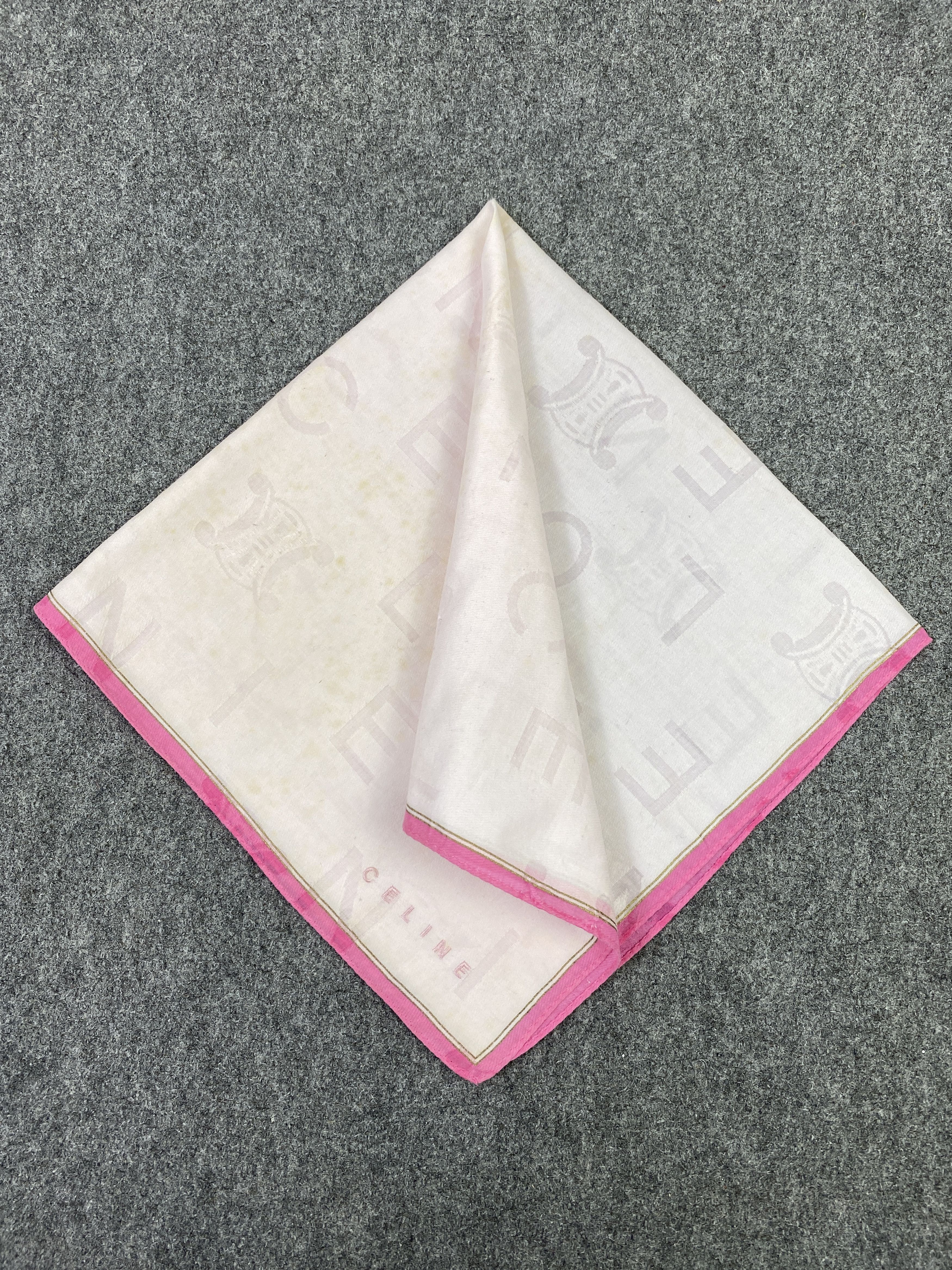 Celine Vintage Celine Handkerchief / Neckerchief KT0056 Size ONE SIZE - 3 Thumbnail