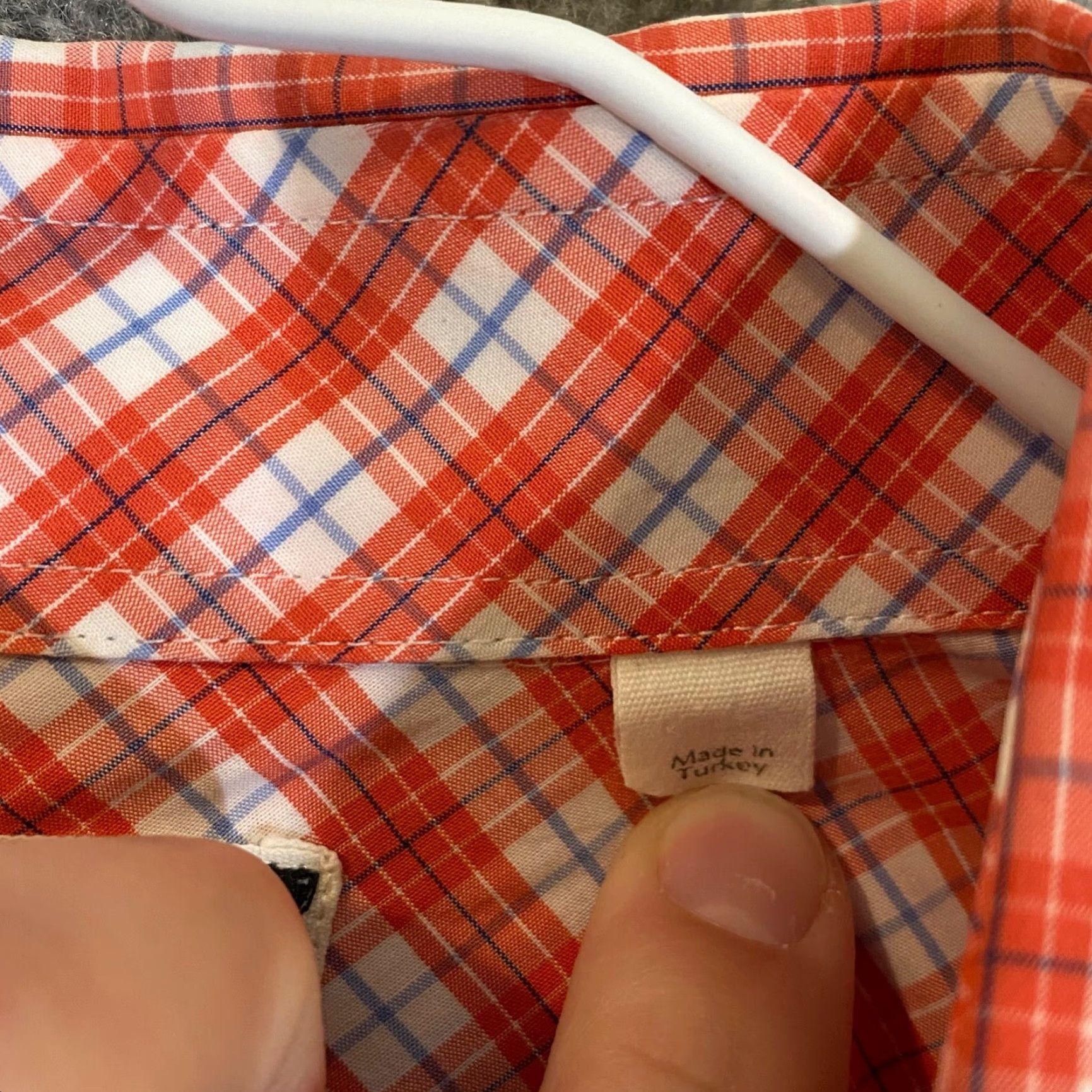 Billy Reid Billy Reid Shirt Mens Medium Red White Plaid Button-Down Dress Top L/S Shirt Mens Regular Multicolor Plaid Billy Reid Button-Up Top L/S Size US M / EU 48-50 / 2 - 4 Thumbnail