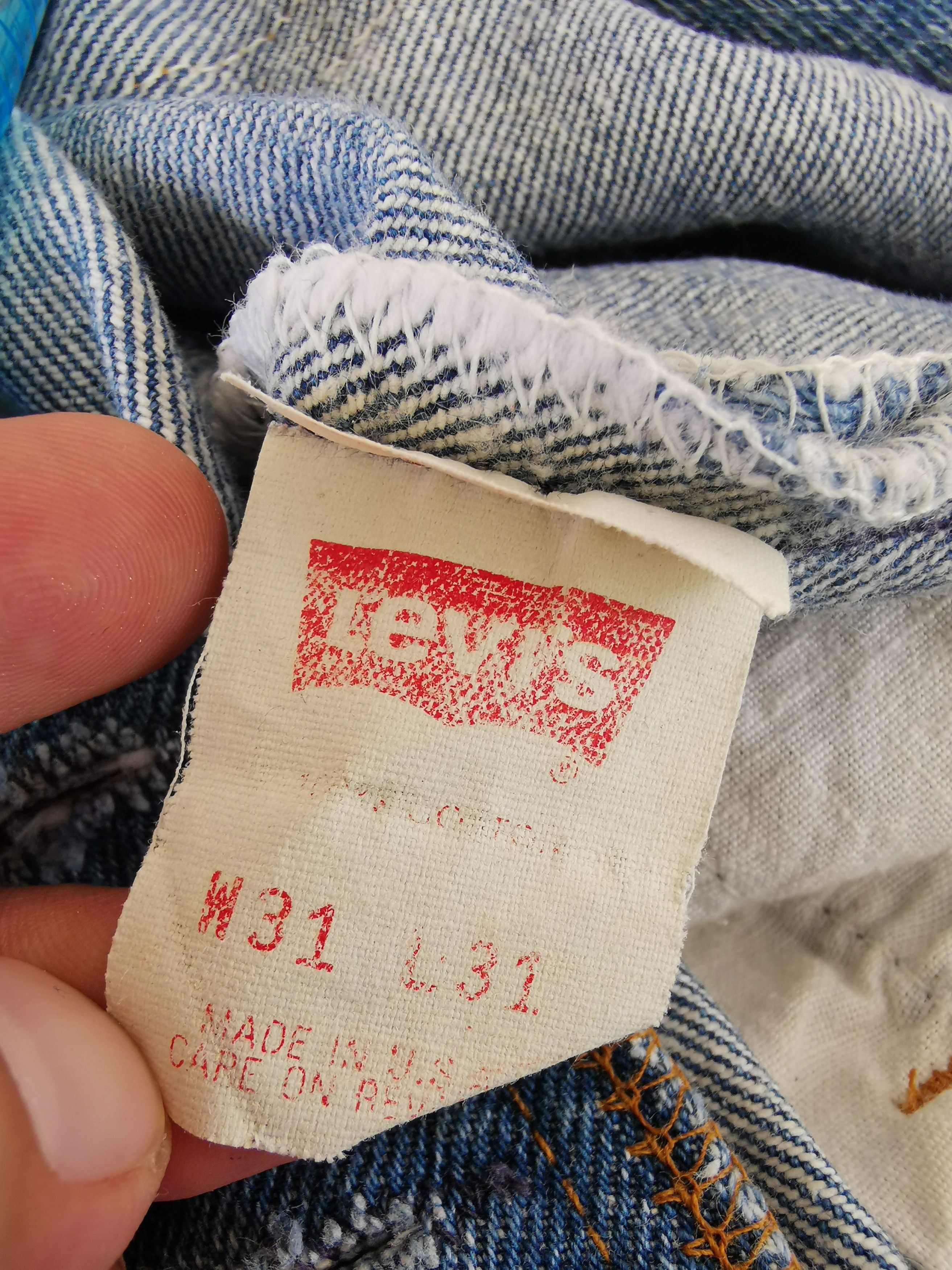 Levi's Vintage Clothing Vintage 90's Levi's 501 (USA) Size US 31 - 9 Thumbnail