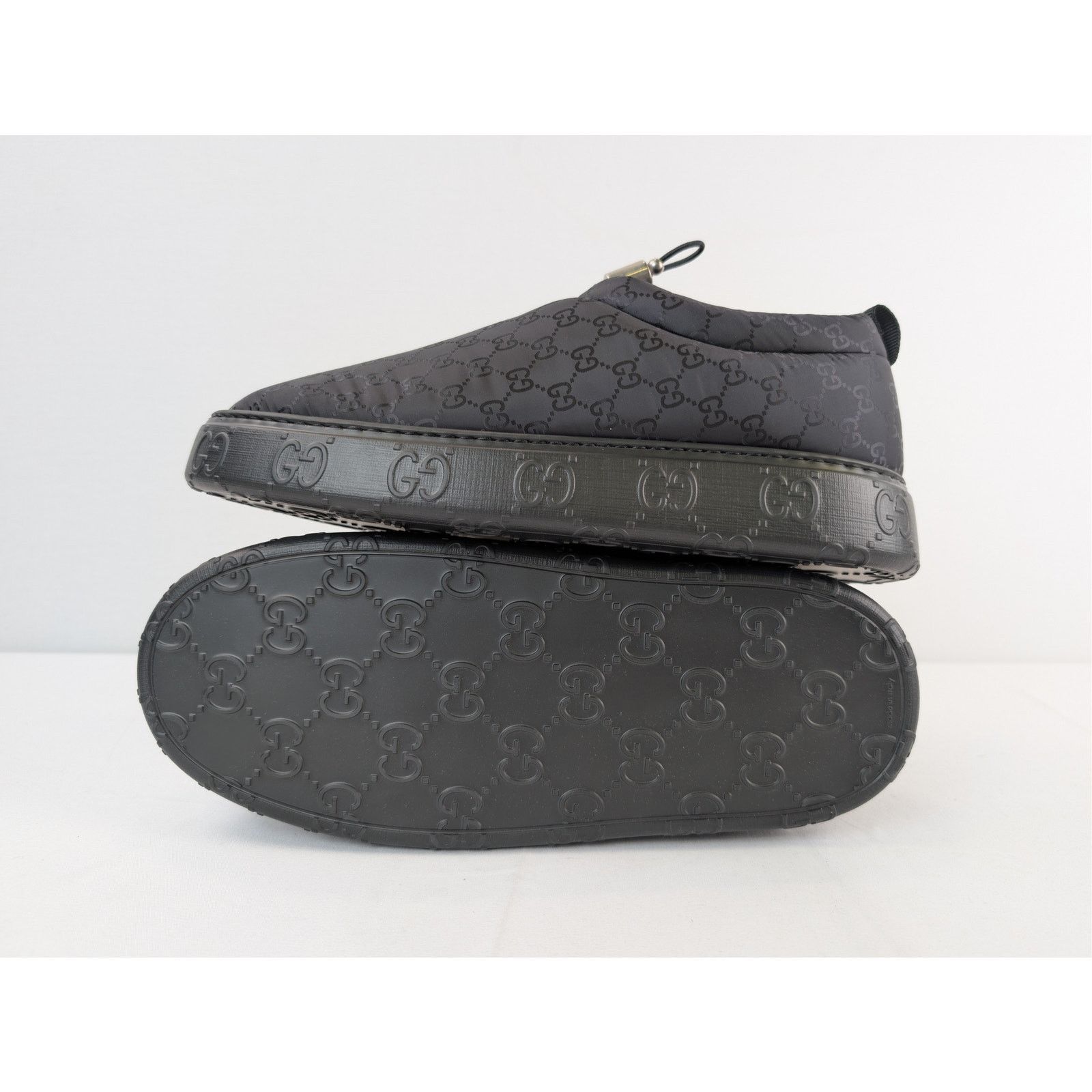 Gucci o1rshd1 M Nut Nylon Moccasin Shoes in Black Size US 10.5 / EU 43-44 - 13 Thumbnail