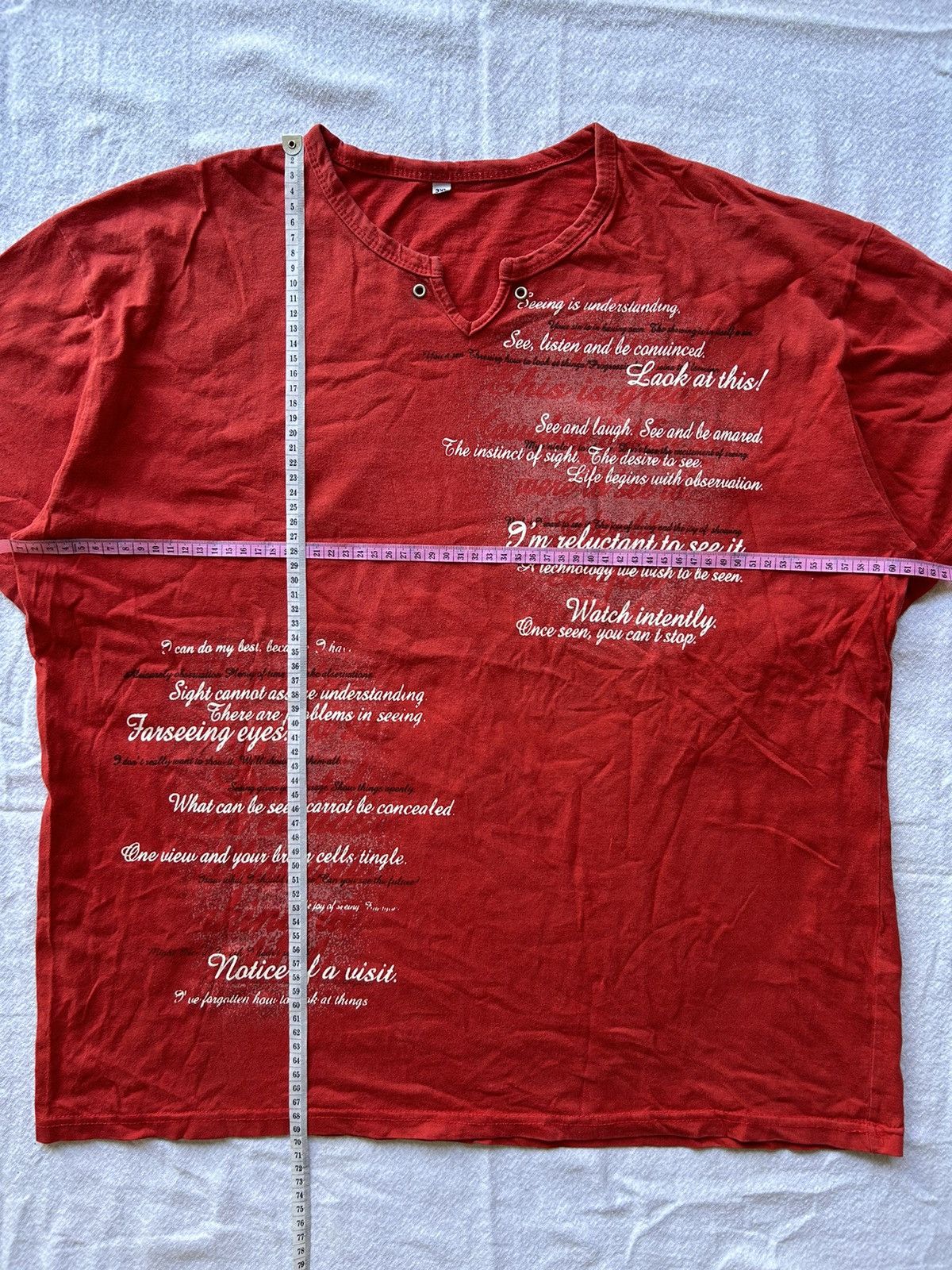 Japanese Brand Unknown Poem Gothic Saditionaries Punk Style Size US L / EU 52-54 / 3 - 7 Thumbnail