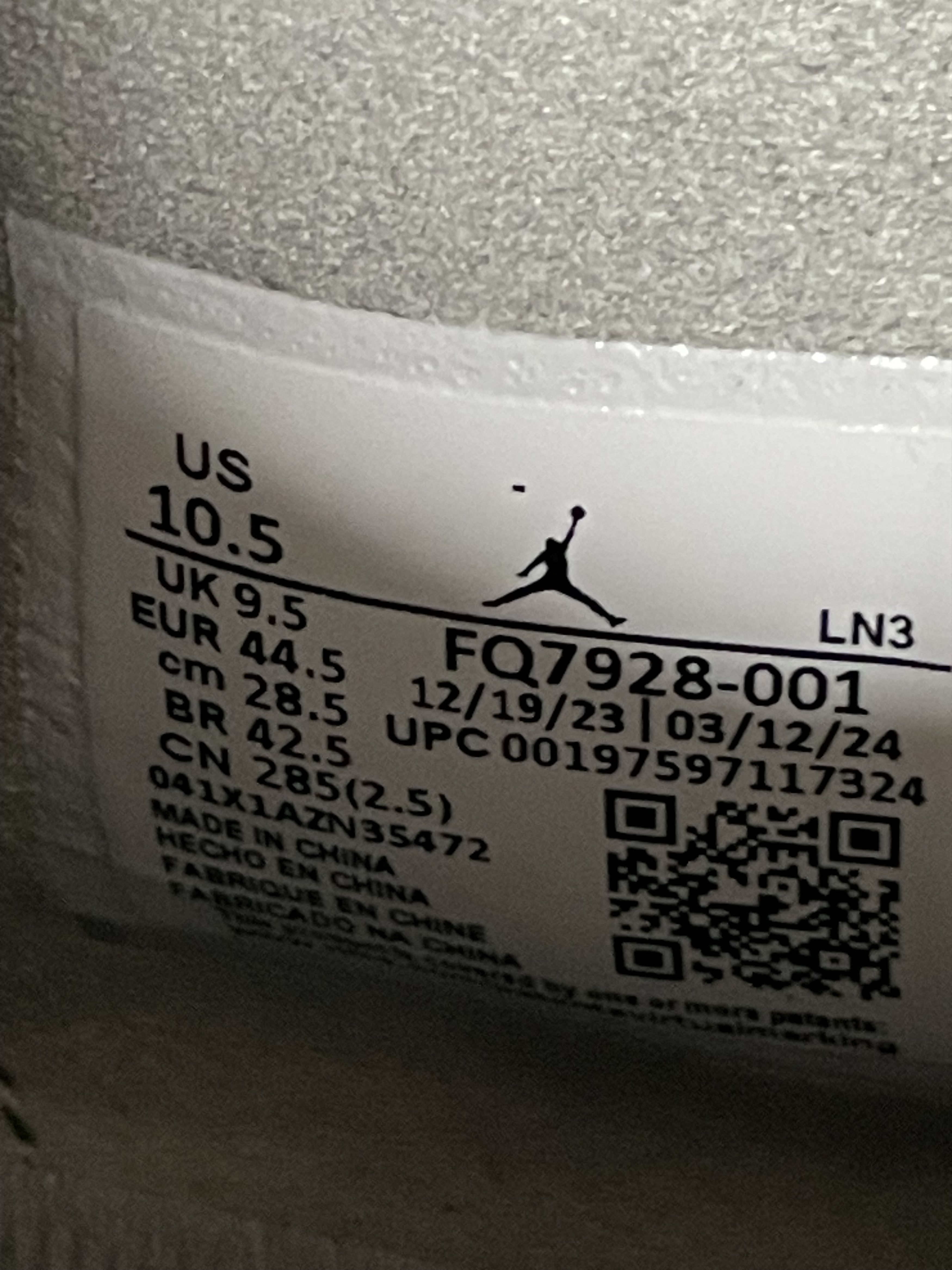 Jordan Brand Air Jordan 4 Retro SE 'Smoke Grey/Iron Grey' FQ7928 001 Size US 10.5 / EU 43-44 - 8 Thumbnail