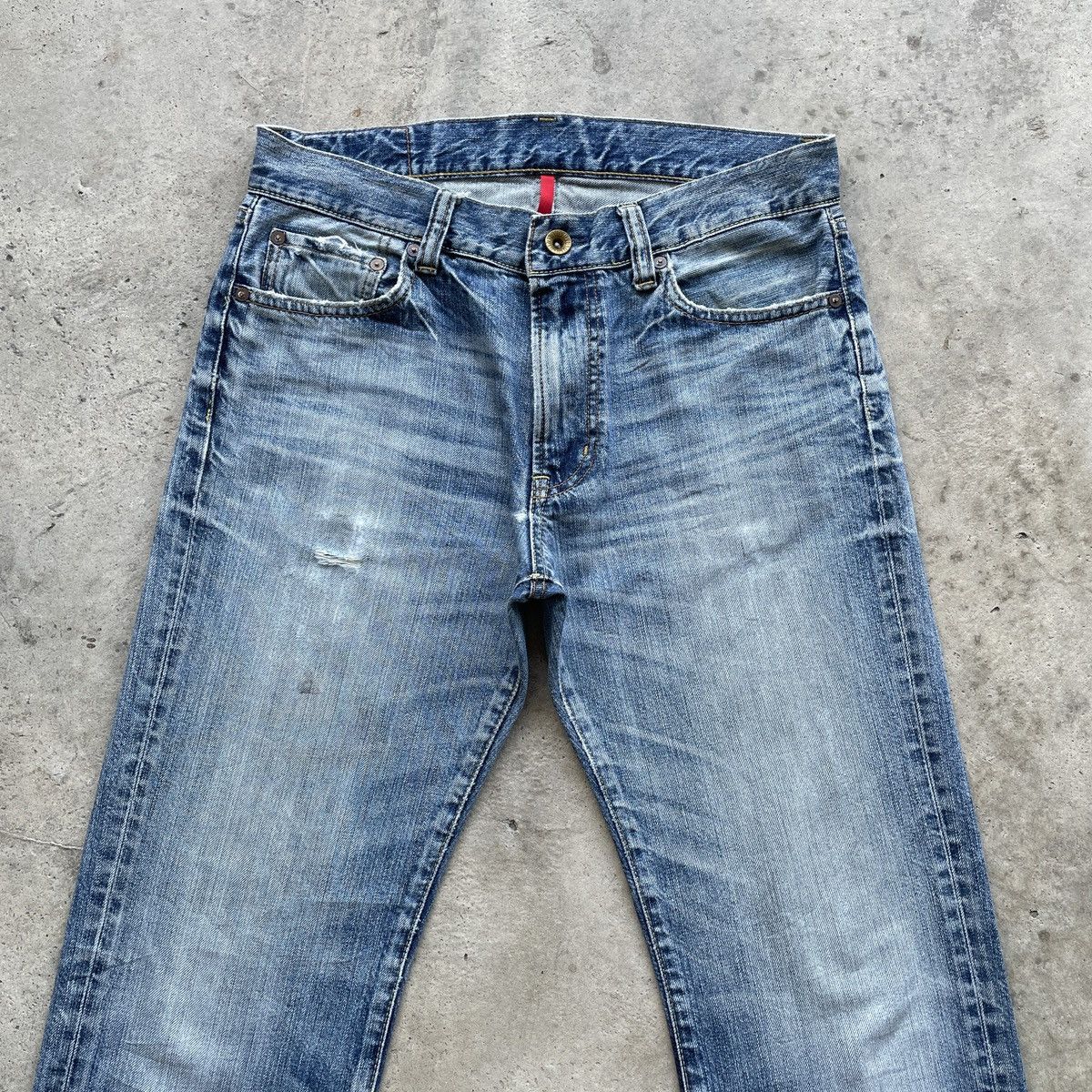 Japanese Brand Vintage Faded Japanese Brand Jeans Denim Pants W32x29.5 Size US 32 / EU 48 - 3 Thumbnail