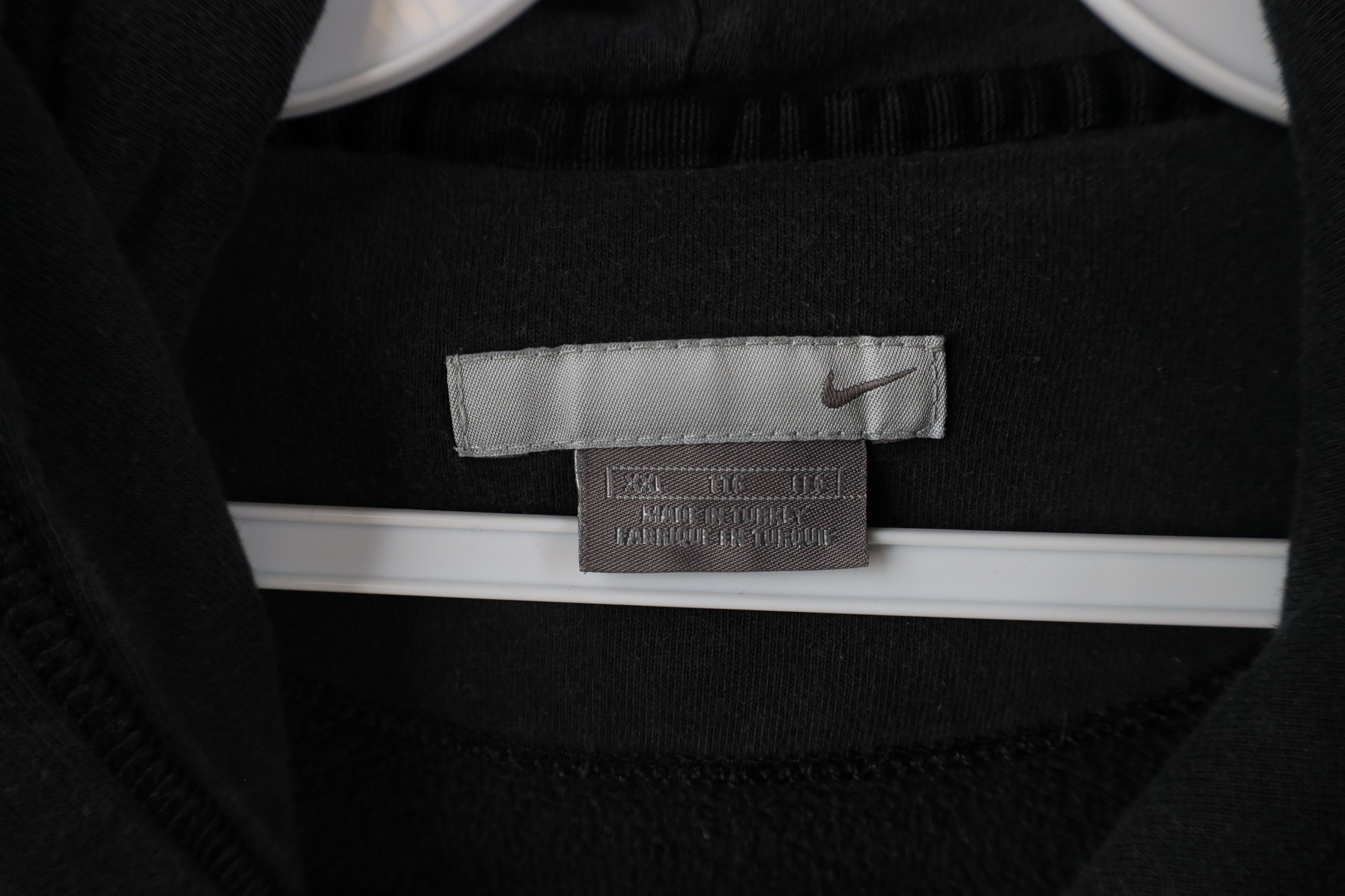 Nike Vintage Nike Logo Travis Scott Center Swoosh Hoodie Black Size US XXL / EU 58 / 5 - 9 Thumbnail