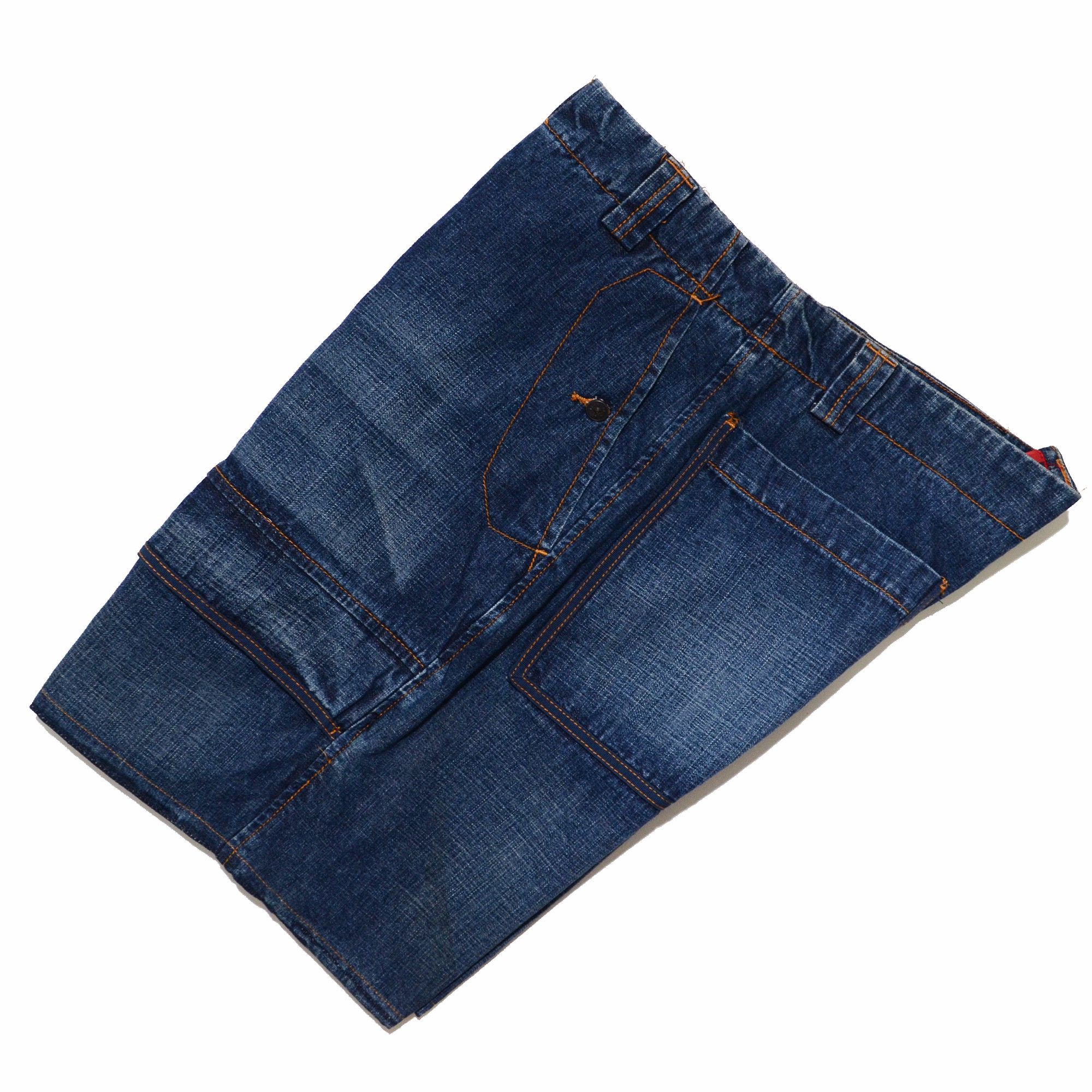Marithe + Francois Girbaud M+FG Shorts Cargo Denim Y2K Hiphop 2006 Craft Size US 36 / EU 52 - 3 Thumbnail