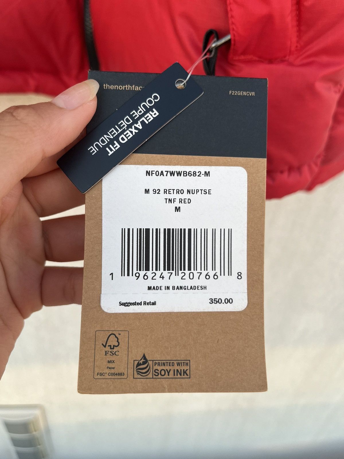 The North Face North Face 92 Retro Anniversary Nuptse Puffer Jacket Size US M / EU 48-50 / 2 - 5 Thumbnail