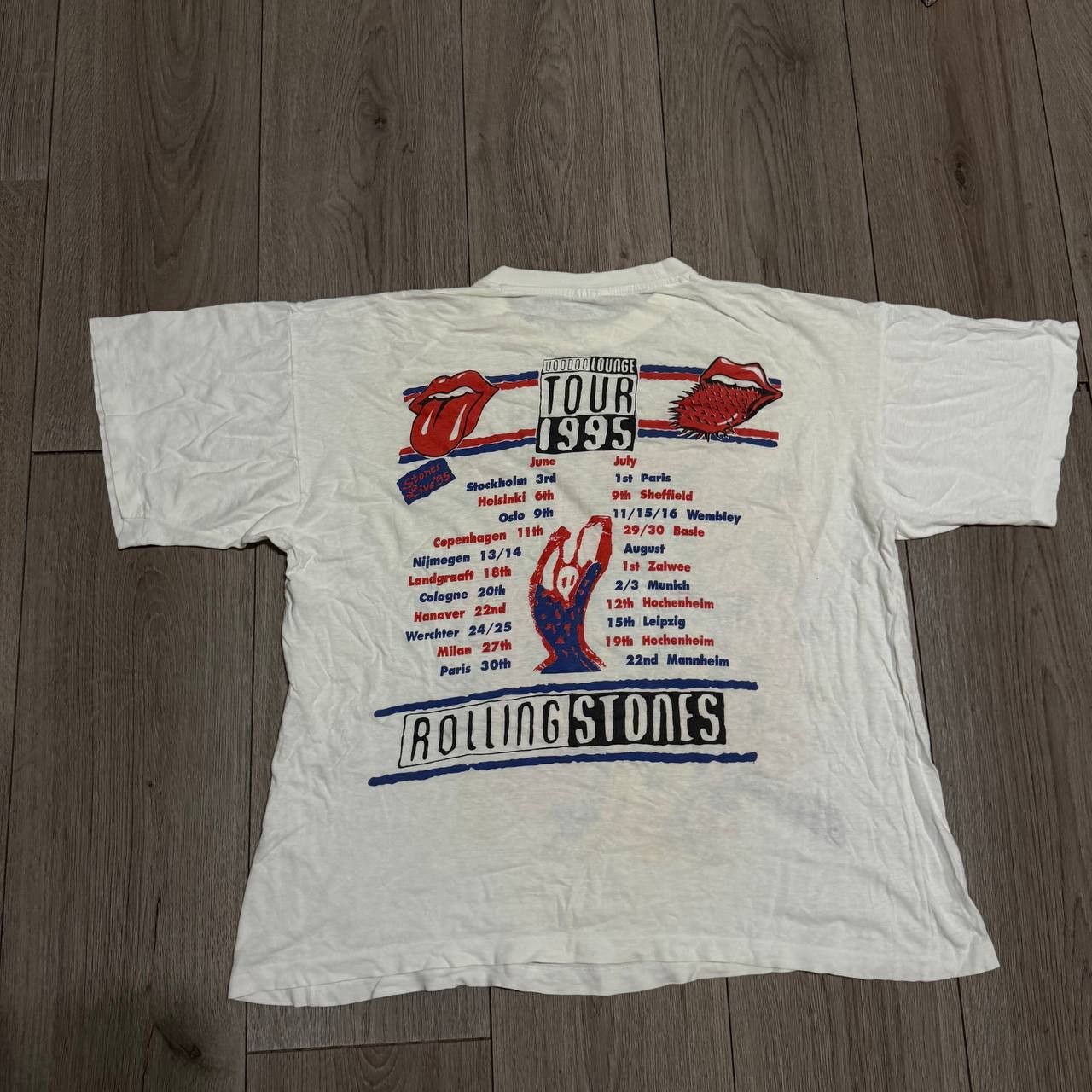 Other Vintage 1995 The Rolling Stones 'Voodoo Lounge Tour' T-Shirt Size US M / EU 48-50 / 2 - 6 Thumbnail