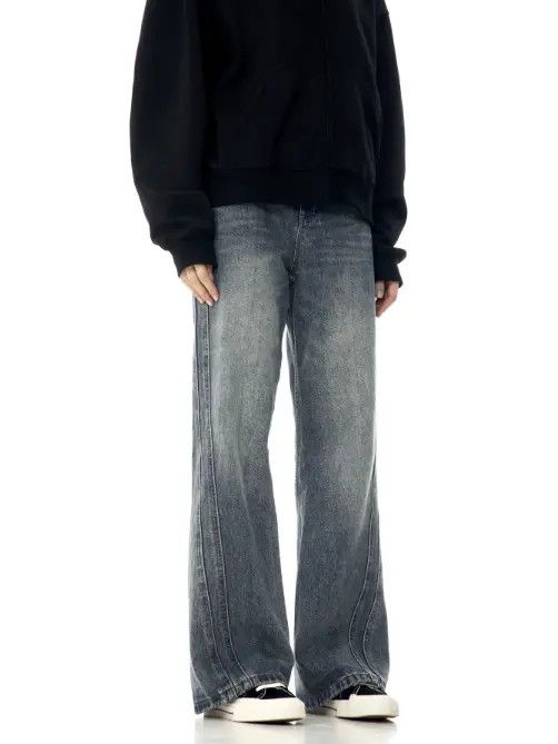 VIBE Retro American style flared washed jeans Size US 32 / EU 48 - 8 Thumbnail