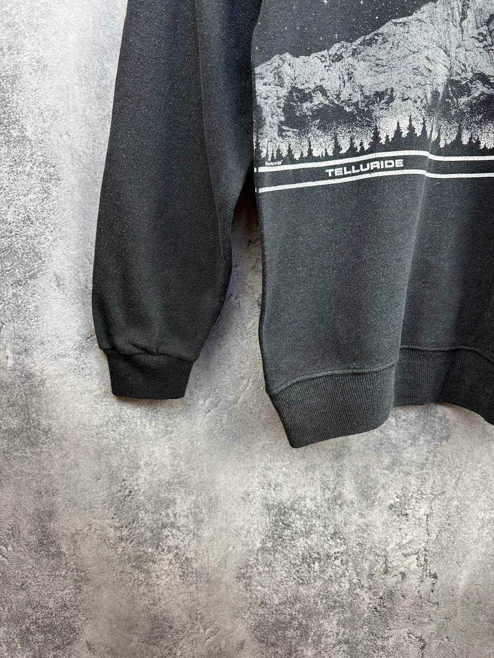 Hanes Vintage 80s Hanes Telluride Graphic Sweatshirt Moon Mountain Size US S / EU 44-46 / 1 - 6 Thumbnail