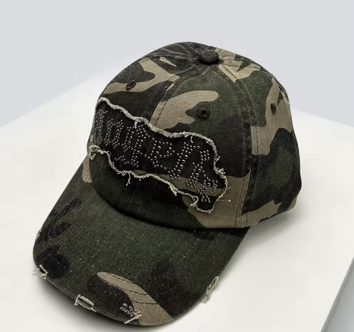 Japanese Brand Army Green Camo Baseball Hats Size ONE SIZE - 3 Thumbnail