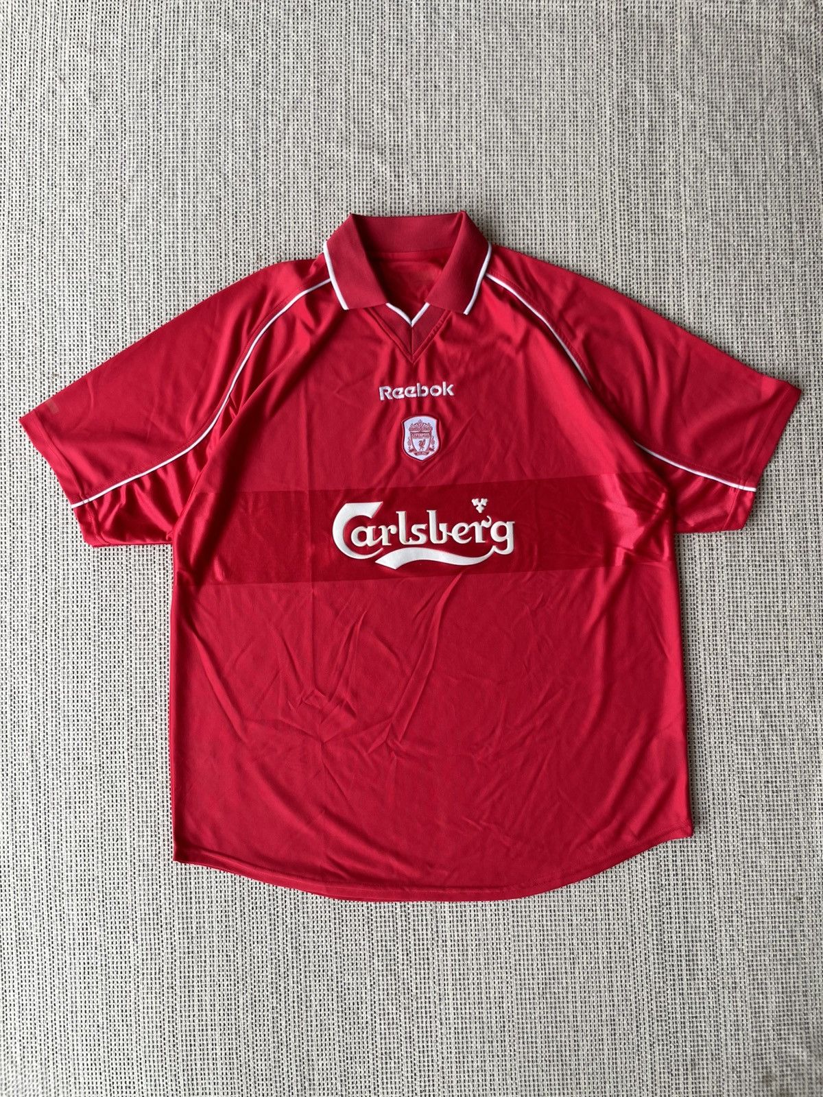 Reebok Liverpool 00/01 Home Kit Size US XXL / EU 58 / 5 - 1 Thumbnail