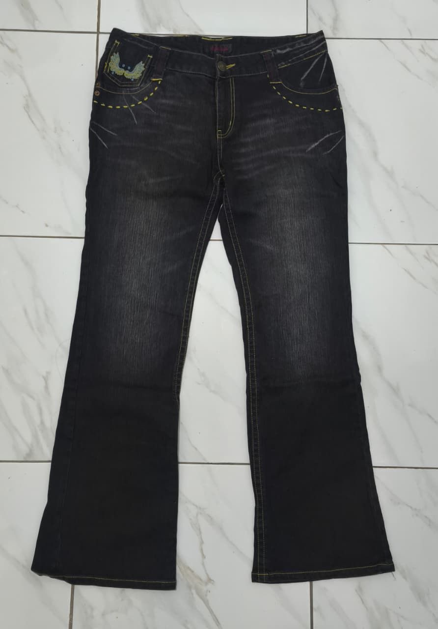 Japanese Brand Aspec Wings flare jeans pants Size 30" / US 8 / IT 44 - 1 Thumbnail
