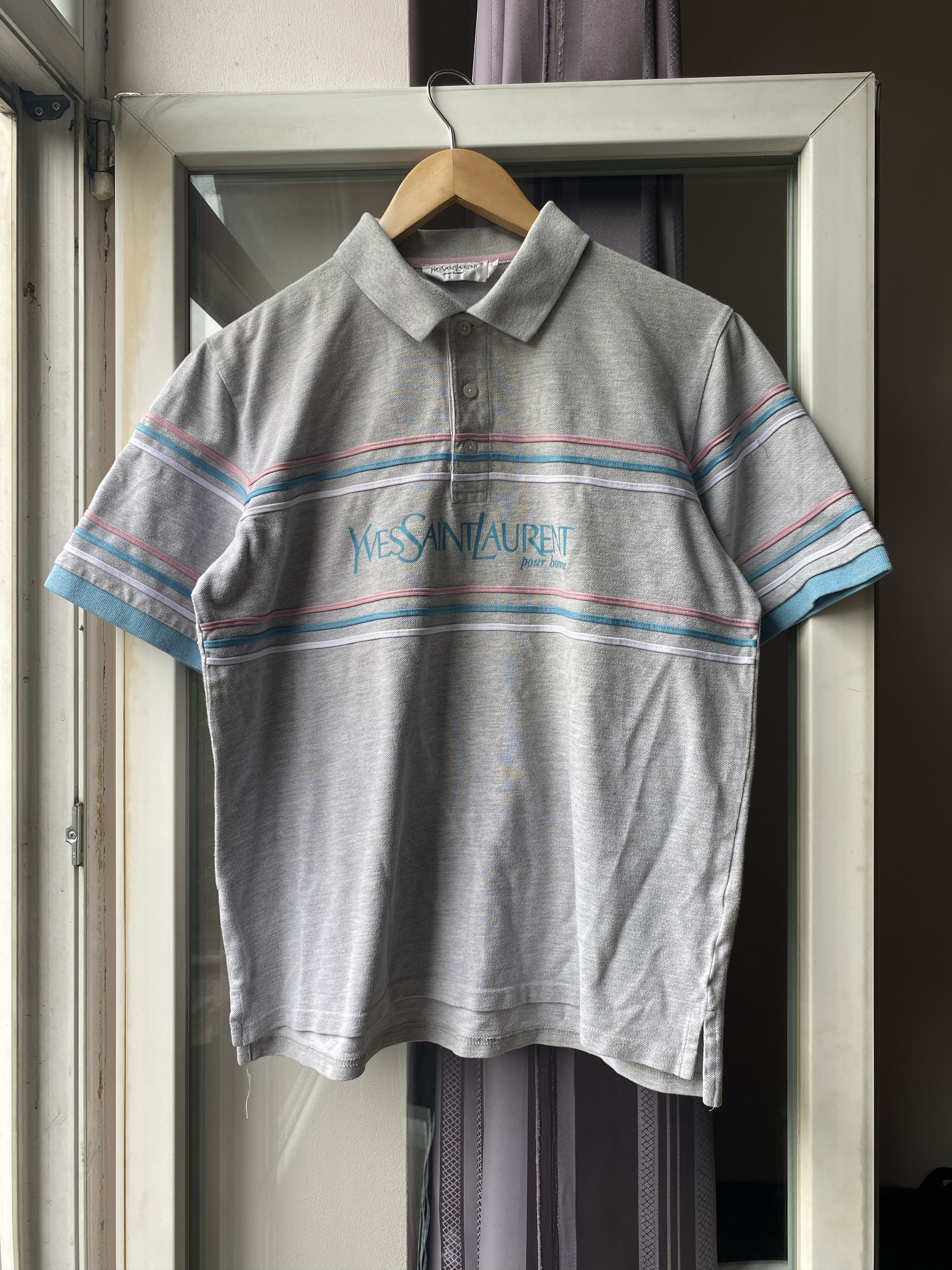 Yves Saint Laurent Vintage Yves Saint Laurent Polo Shirt Retro Casual Wear Size US L / EU 52-54 / 3 - 1 Thumbnail