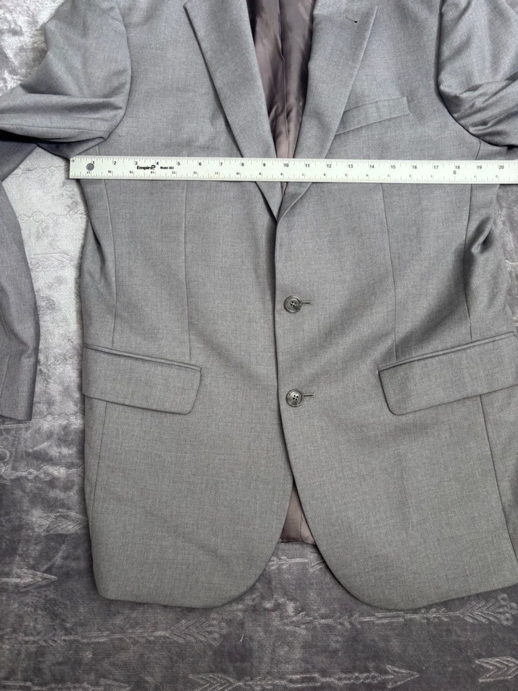 Jos. A. Bank Men's J.S.A. Bank Blazer 40R Gray Size 40R - 2 Thumbnail