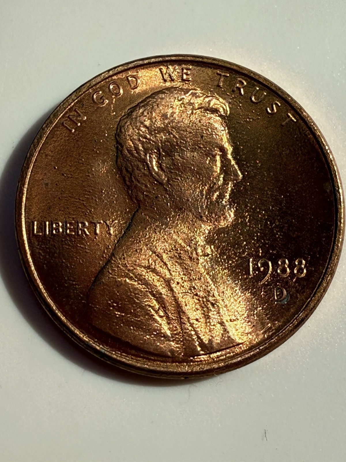 Other 1988 D Lincoln Cent Penny - Error Double Die Size ONE SIZE - 1 Thumbnail