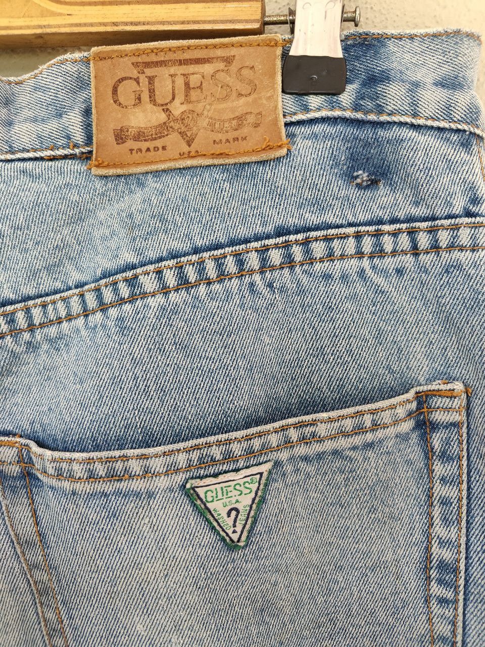 Guess Vintage Guess Baggy denim Made in USA Size US 33 - 5 Thumbnail