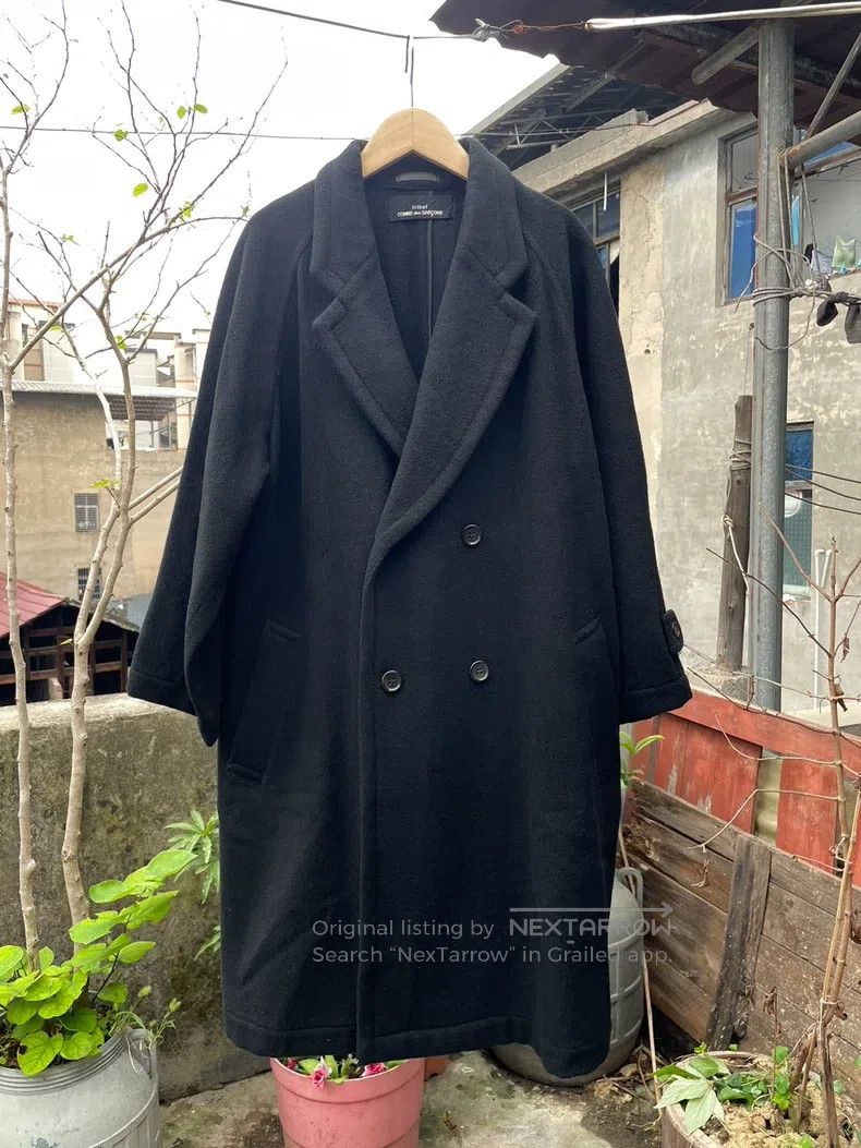 Comme des Garcons Comme des Garcons Double-breasted Tweed Coat Size M / US 6-8 / IT 42-44 - 2 Thumbnail
