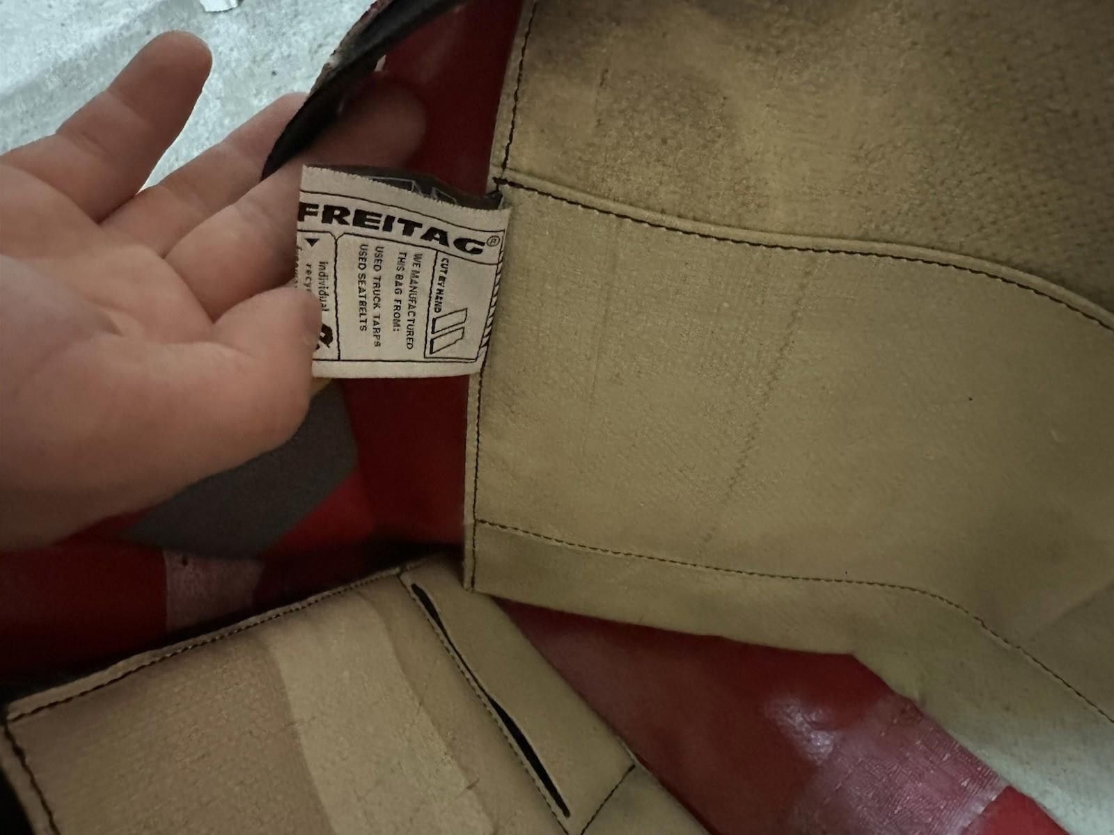 Freitag Freitag F304 Roy Bag Red White Size ONE SIZE - 8 Thumbnail