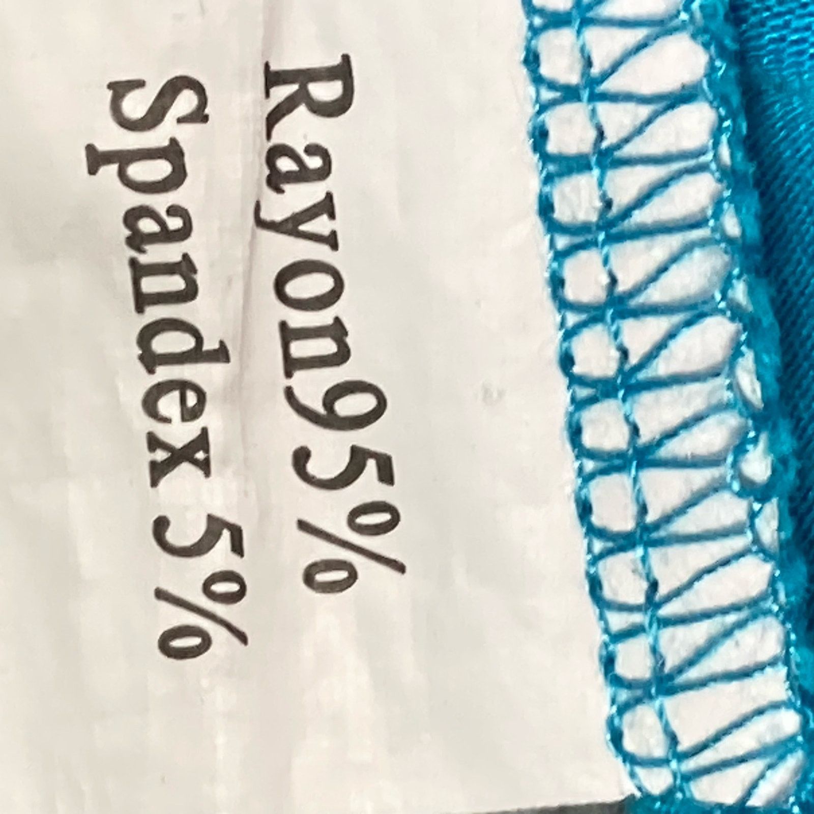 Other Women's 2XL Sleeveless V-Neck Criss Cross Tank Top Blue Size XXL / US 16-18 / IT 52-54 - 3 Thumbnail