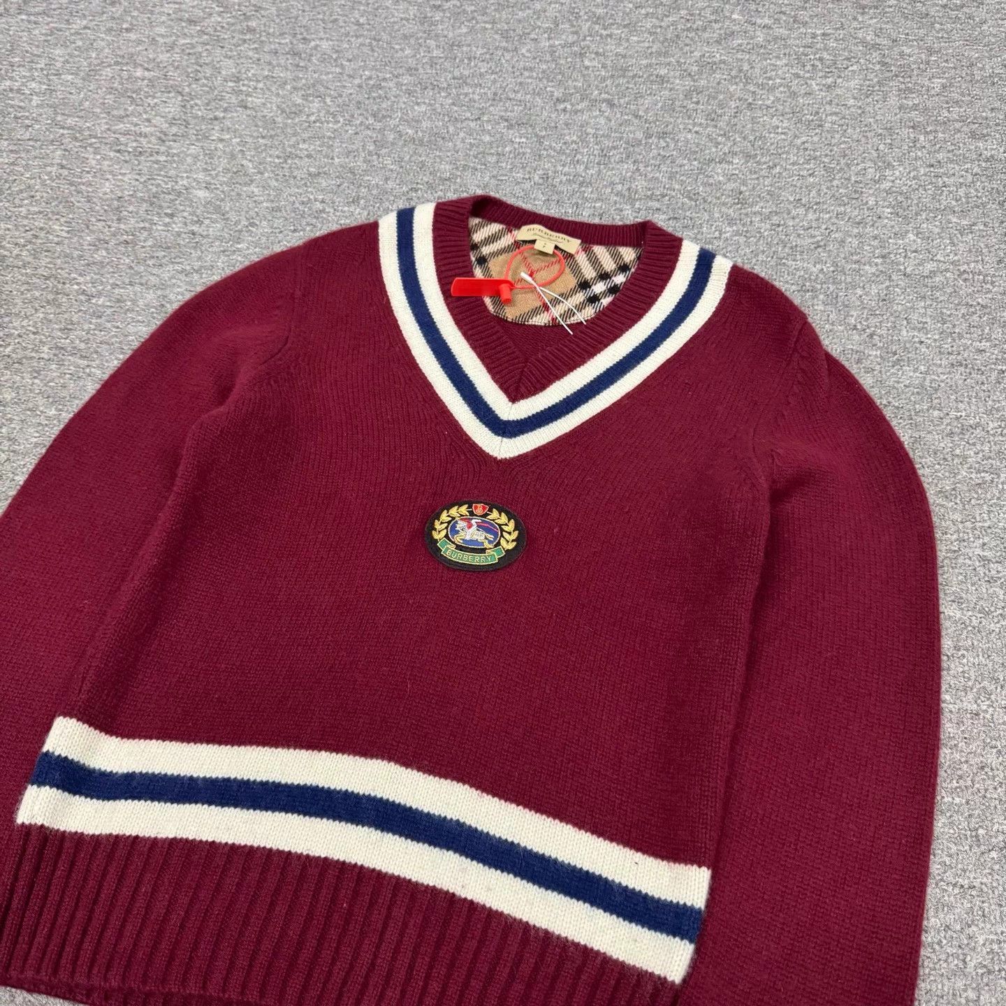 Burberry Burberry Horseferry Logo Wool Knit Sweater S 99 New Size US S / EU 44-46 / 1 - 4 Thumbnail