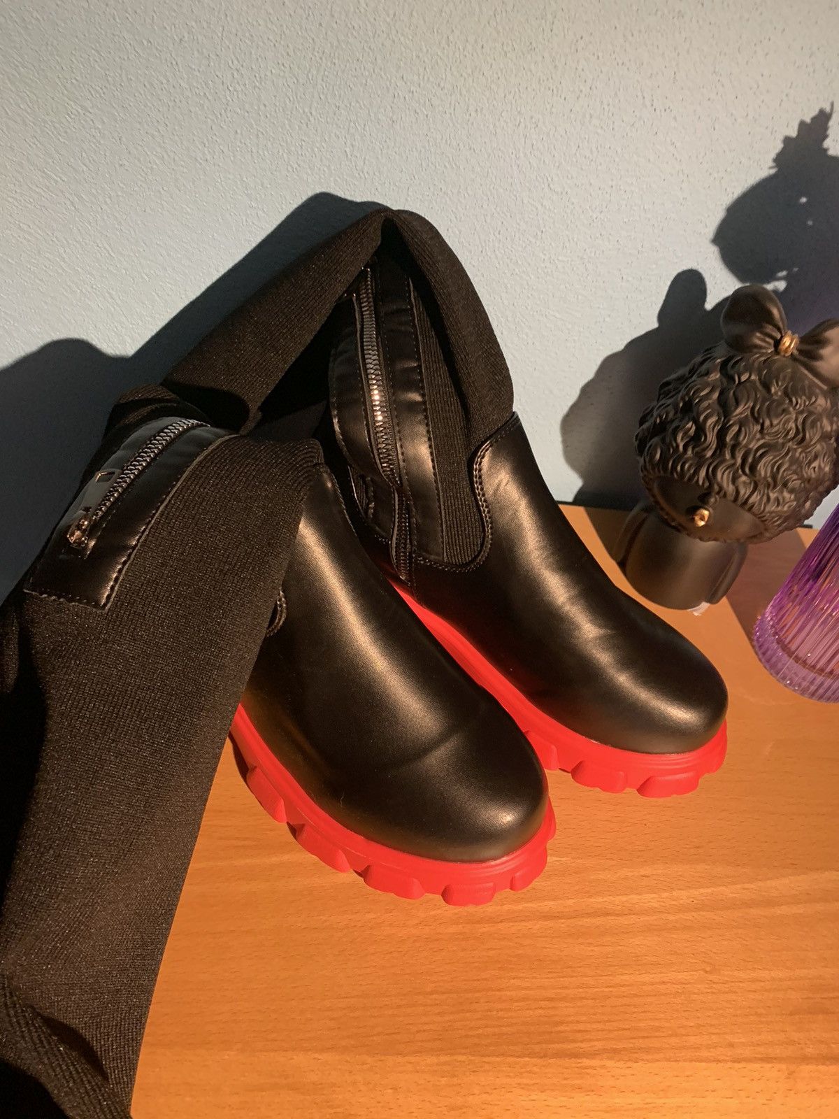 Vintage long sock boots Size US 9.5 / IT 39.5 - 2 Thumbnail