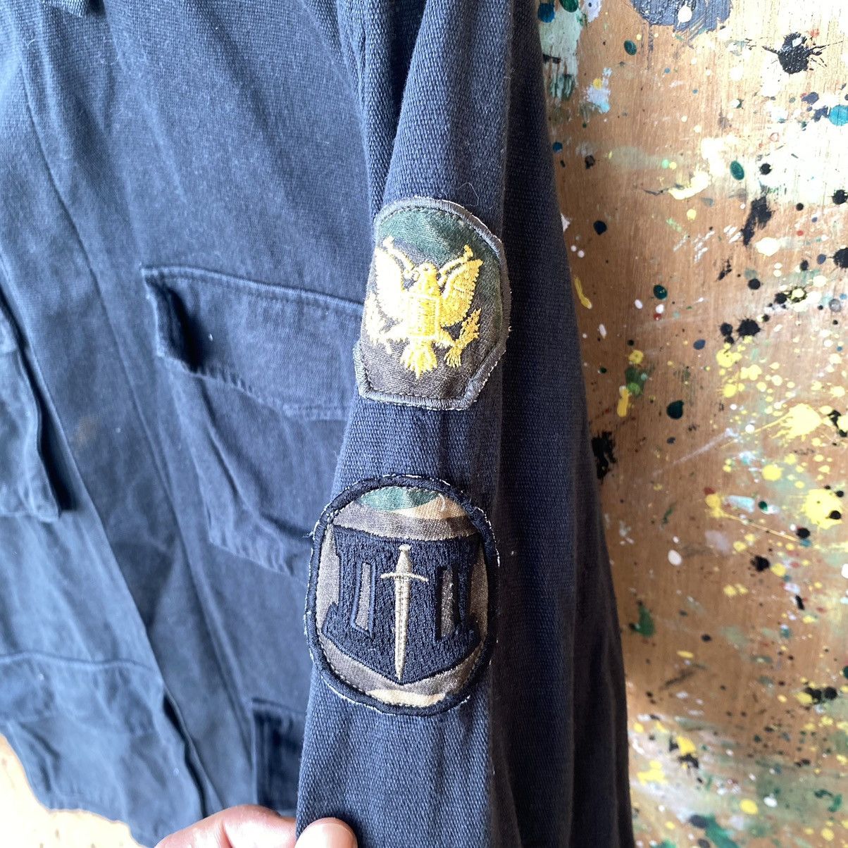 Vintage Vintage Black Nato Us Army M65 Jacket Size US L / EU 52-54 / 3 - 8 Thumbnail