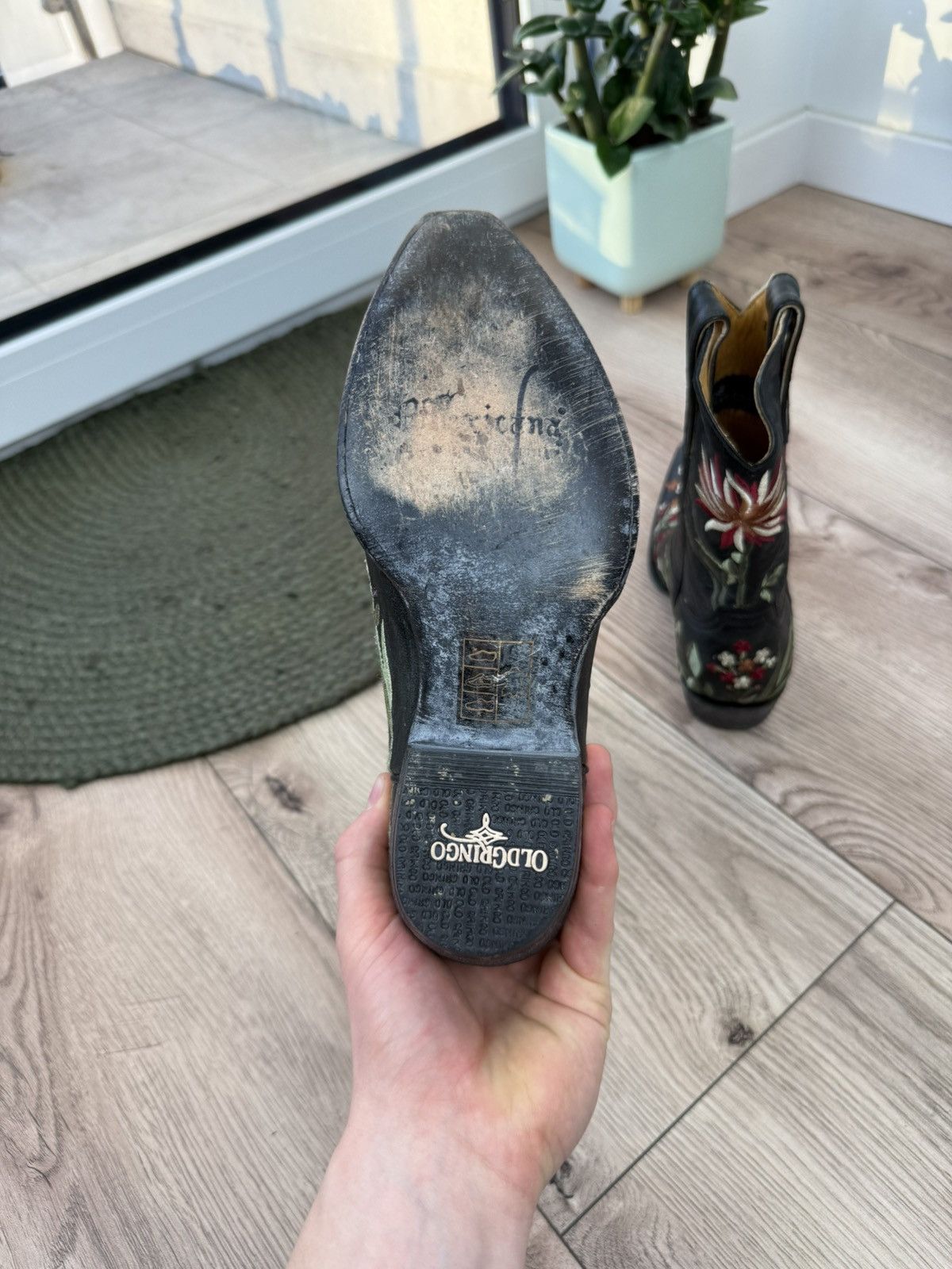 Cowboy Equipment × Mexicana × Vintage Grinders Mexican Leather Cowboy Boots Size US 5 / EU 37 - 8 Thumbnail
