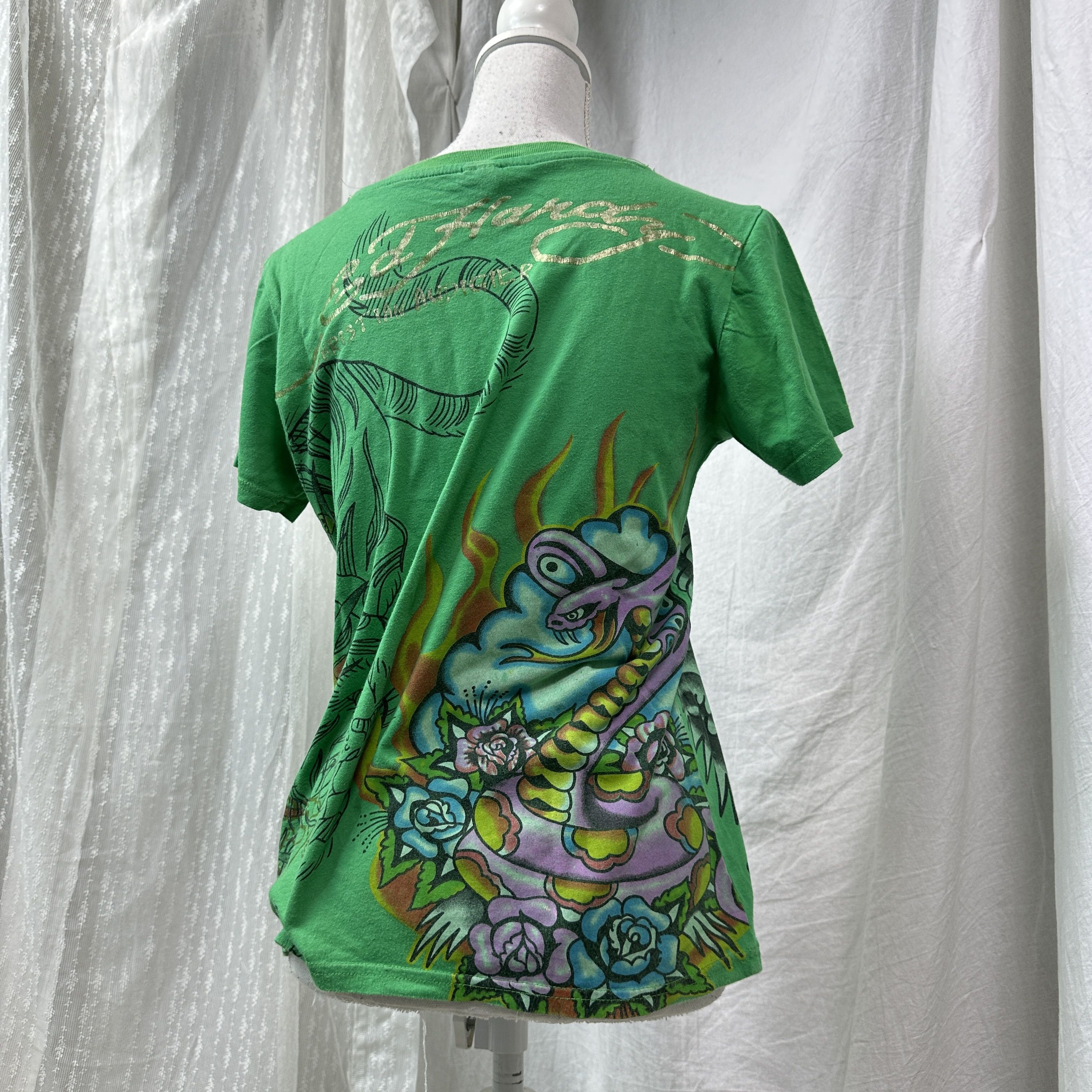 Ed Hardy Vintage Avant Garde Ed Hardy Christian Audigier T-shirt Y2K Size US L / EU 52-54 / 3 - 6 Thumbnail