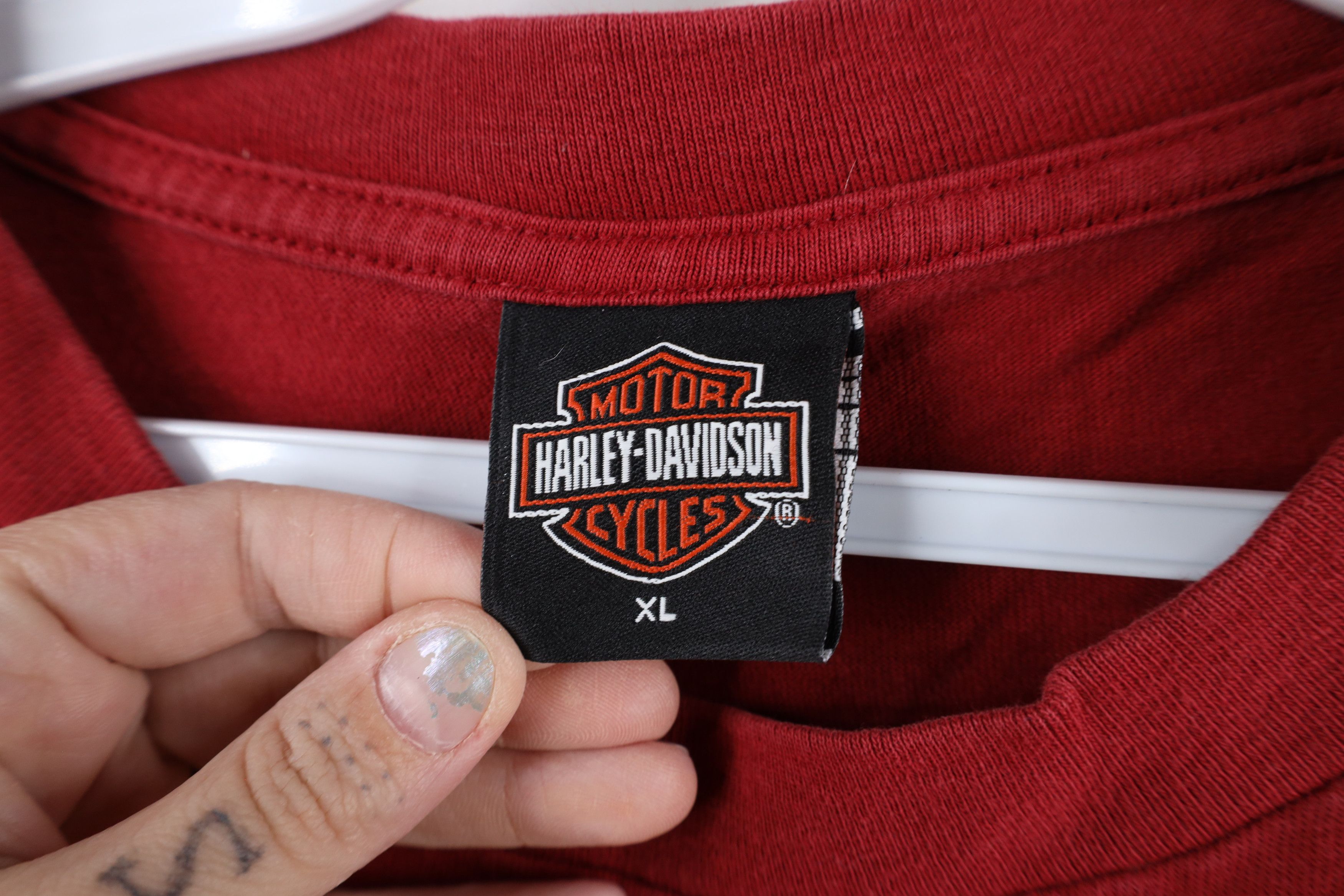Harley Davidson × Vintage Vintage Y2K 2000 Harley Davidson Wings Long Sleeve T-Shirt Size US XL / EU 56 / 4 - 7 Thumbnail