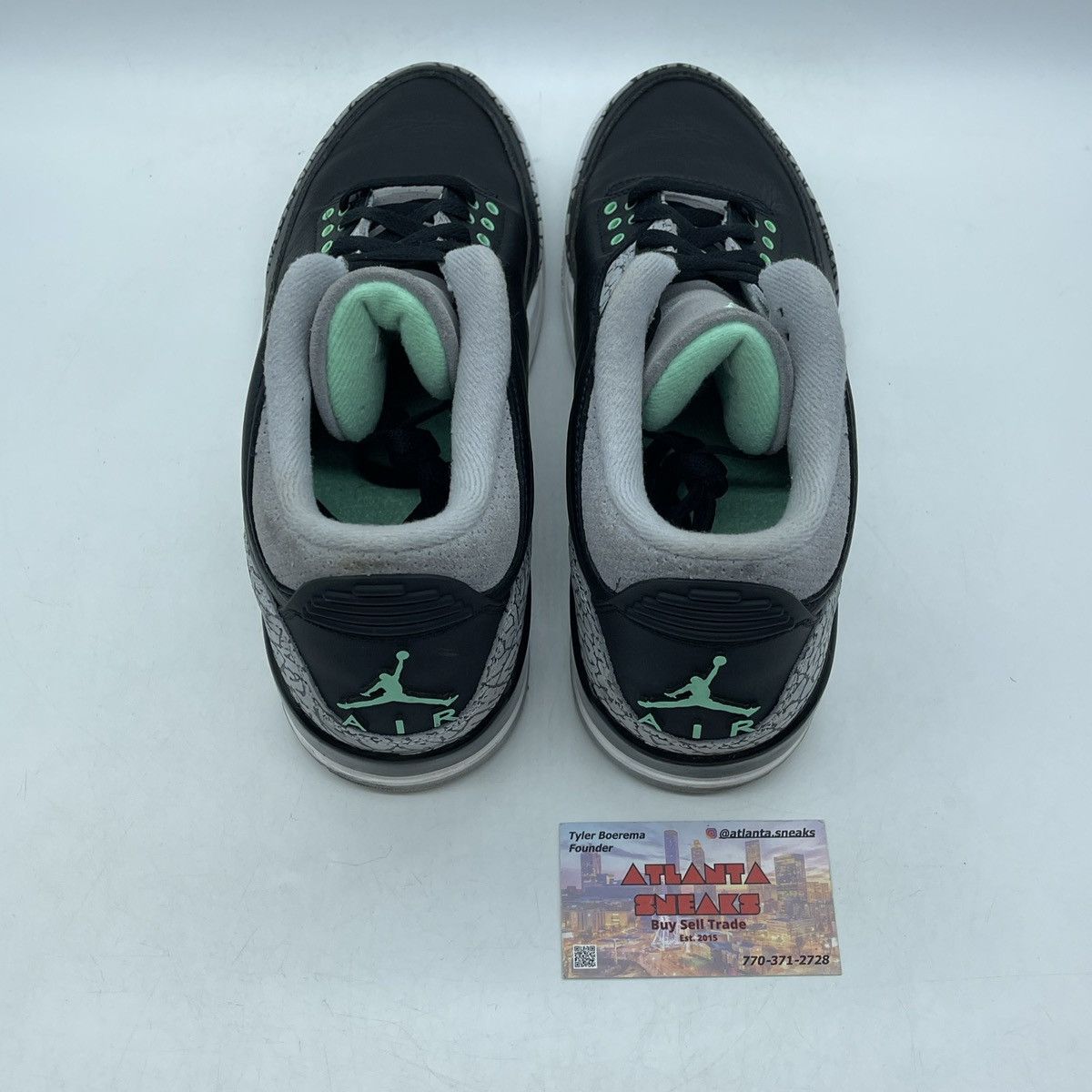 Jordan Brand Air Jordan 3 green glow Size US 10 / EU 43 - 6 Thumbnail