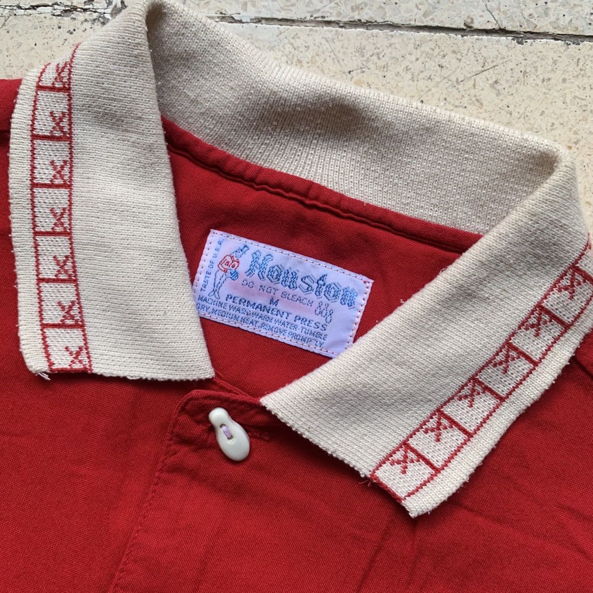Japanese Brand Vtg Houston japan bowling shirt with bowling buttons shape Size US M / EU 48-50 / 2 - 8 Thumbnail