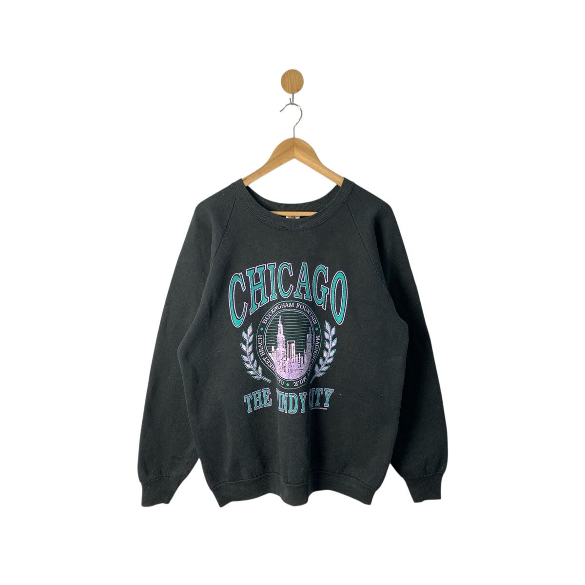 Fruit Of The Loom The Windy City Chicago Sweatshirt Size US XL / EU 56 / 4 - 1 Thumbnail