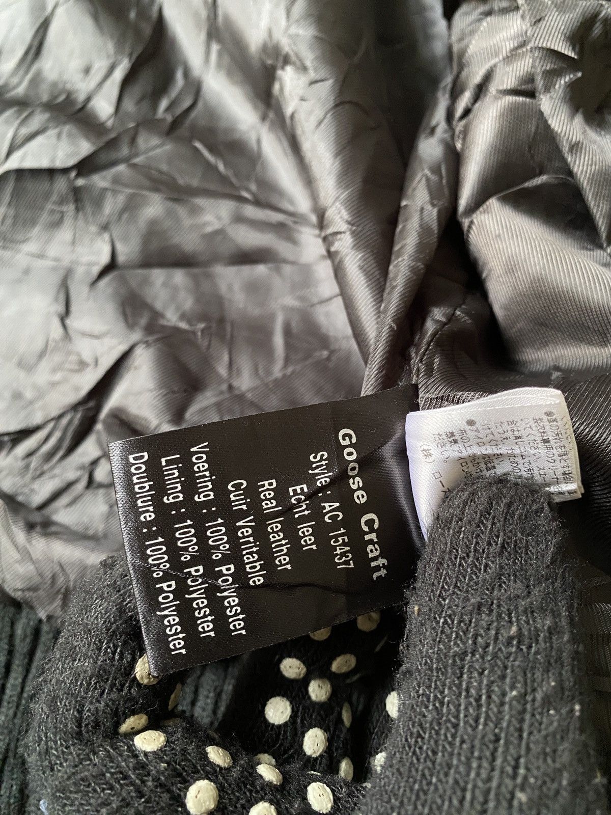 If Six Was Nine Goosecraft Multipocket Fur Black Leather Jacket Size US S / EU 44-46 / 1 - 19 Thumbnail