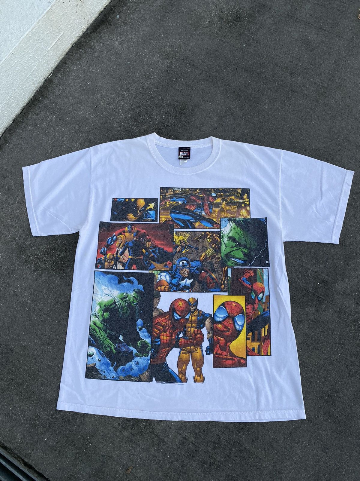 Marvel Comics × Vintage Vintage Rare Marvel Spiderman Wolverine X-Men Avengers Size US L / EU 52-54 / 3 - 3 Thumbnail