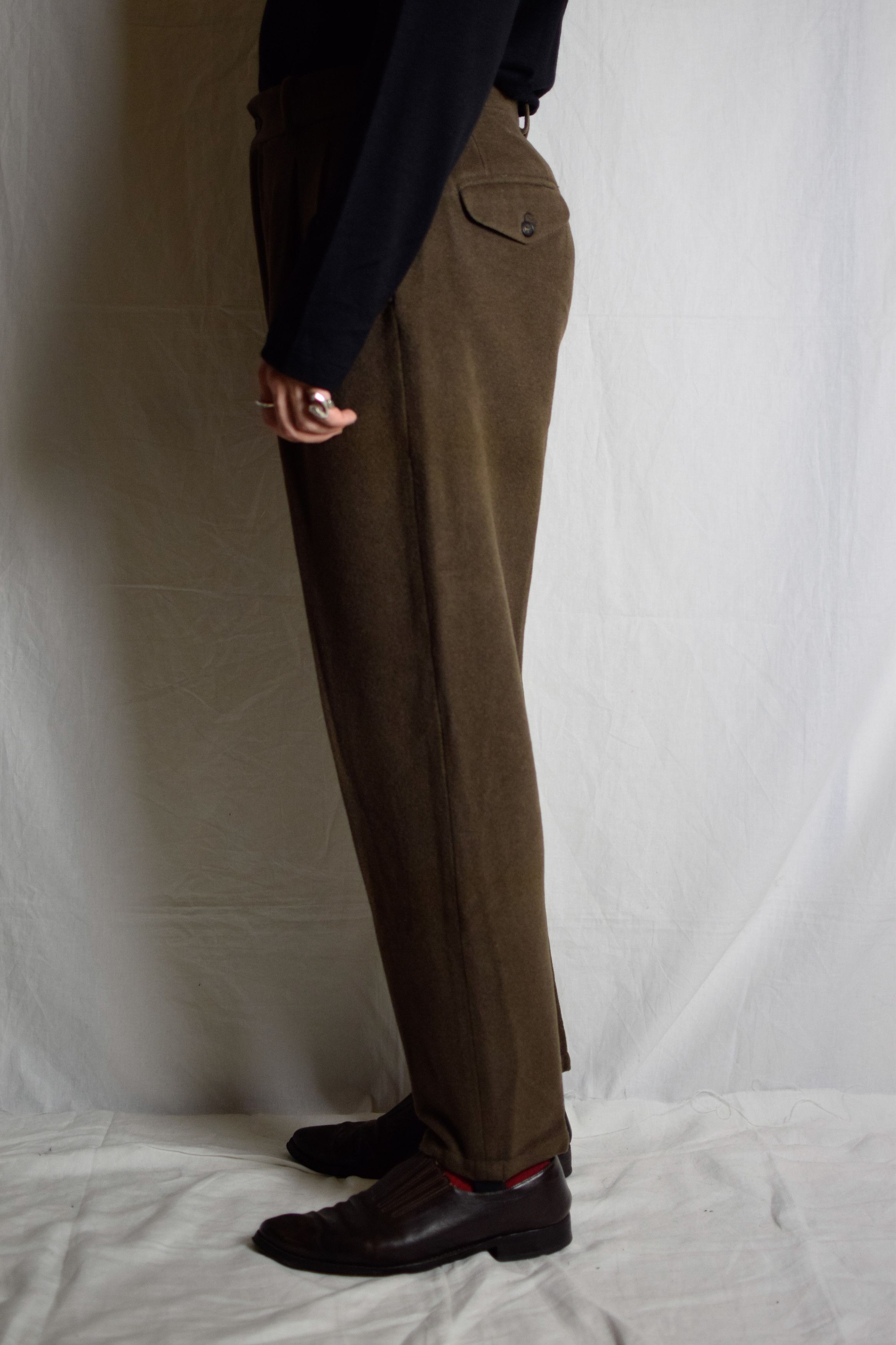 Yohji Yamamoto YYPH Archive 80's Brown Wool Pants Size US 30 / EU 46 - 5 Thumbnail