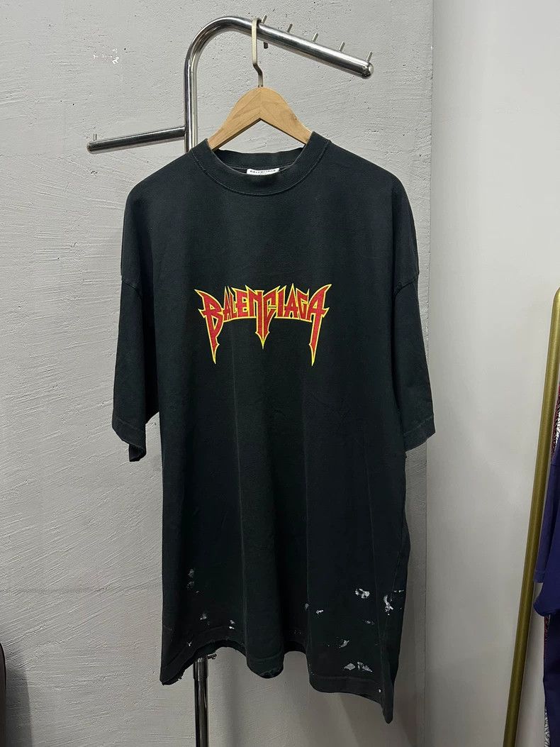 Balenciaga Balenciaga Flame lightning logo Size US L / EU 52-54 / 3 - 1 Thumbnail