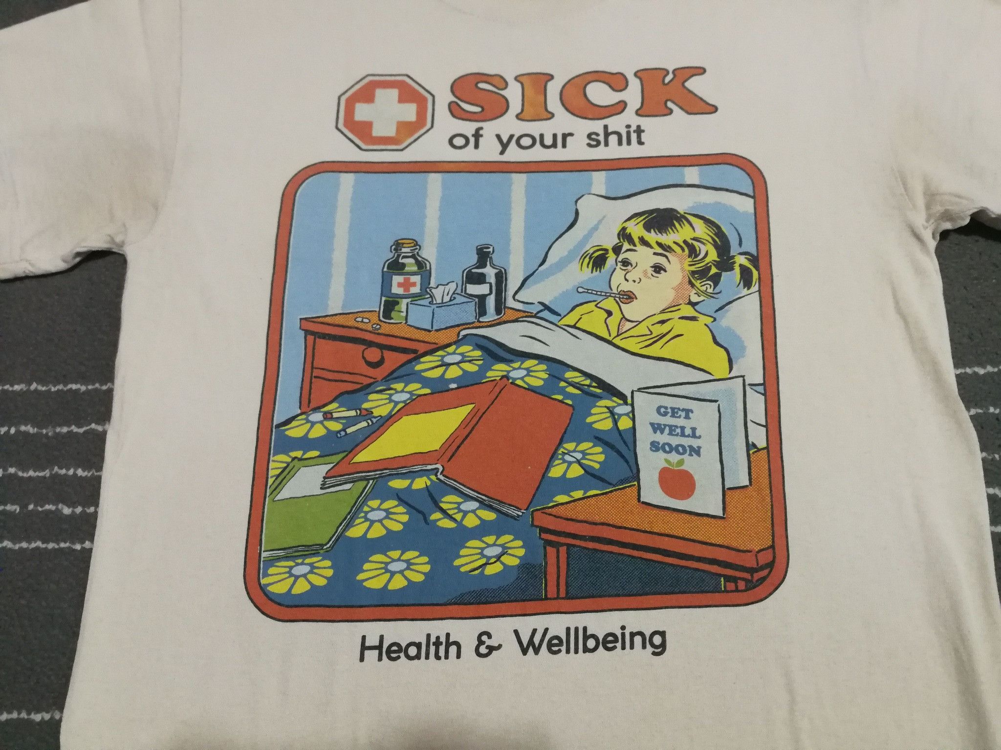 Vintage Steven Rhodes sick of your shirt S 1889 Size US M / EU 48-50 / 2 - 5 Thumbnail