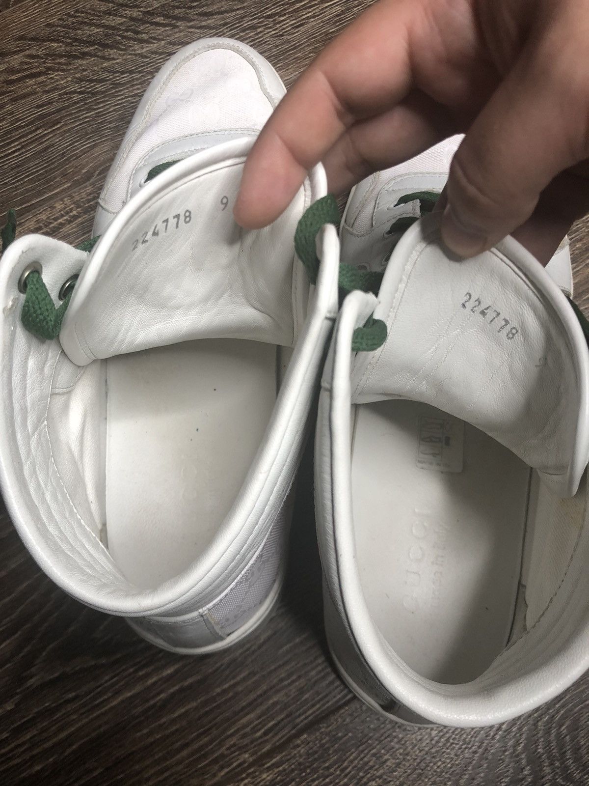 Gucci Gucci High Top in White Size US 10.5 / EU 43-44 - 9 Thumbnail