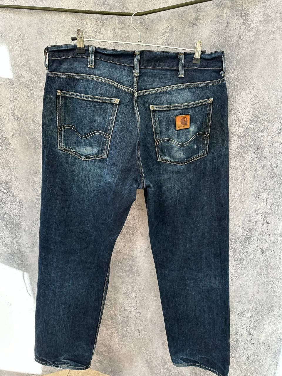 Carhartt × Vintage Carhartt WIP Marlow Pant Denim Blue Jeans Size US 36 / EU 52 - 1 Thumbnail