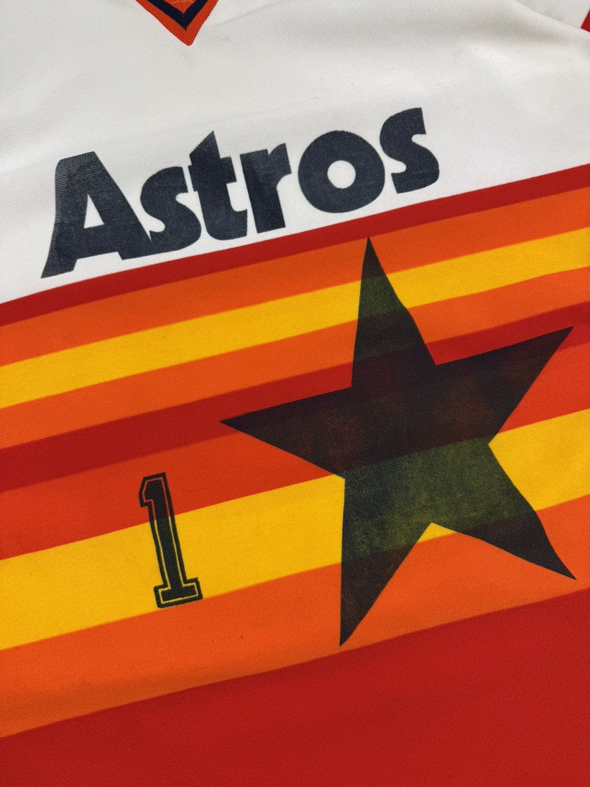 MLB Vintage 80s Houston Astros MLB jersey ravens knit baseball Size US XL / EU 56 / 4 - 7 Thumbnail
