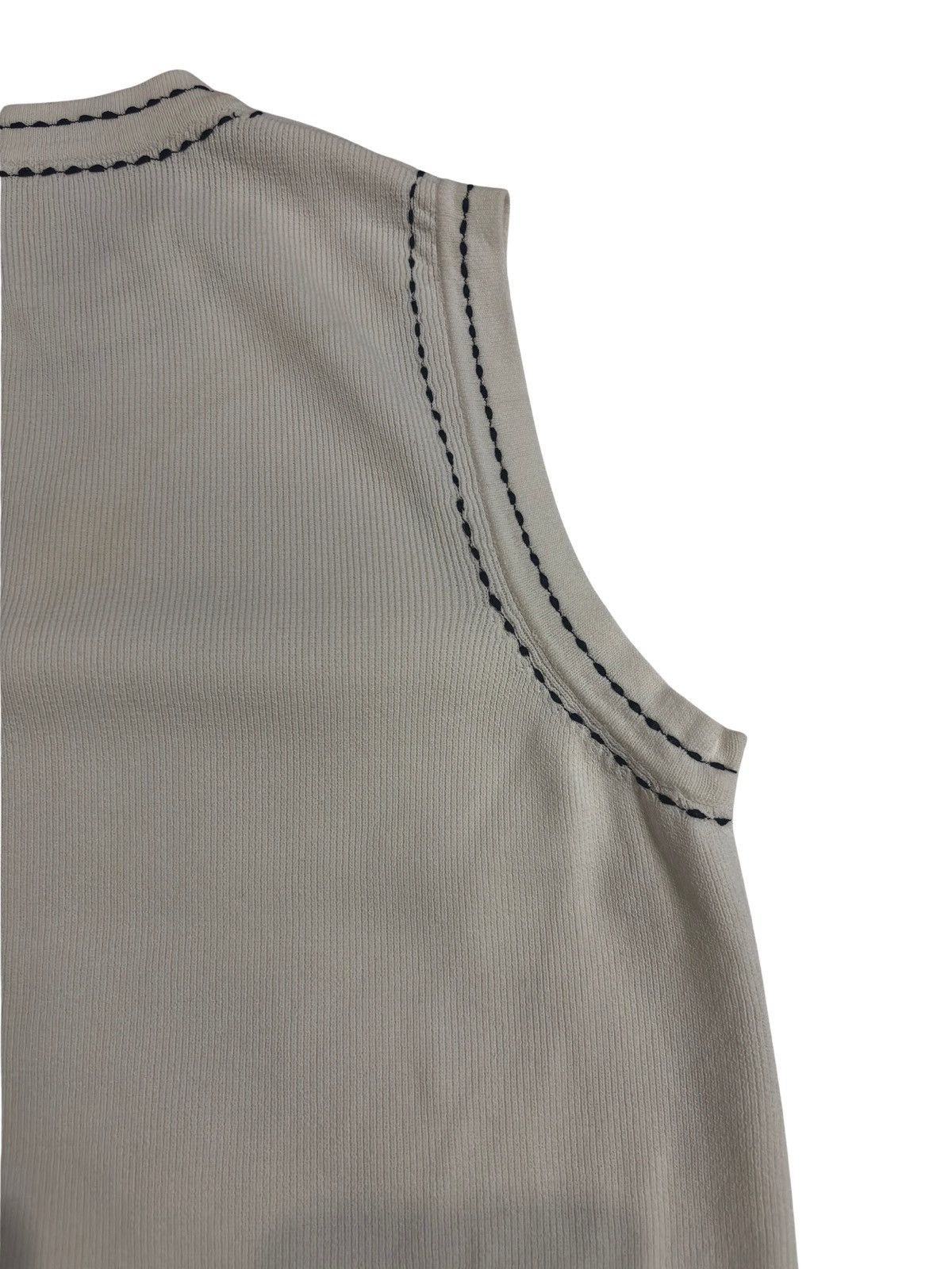 Other Women’s white Tank Top.wt4047 Size XS / US 0-2 / IT 36-38 - 7 Thumbnail