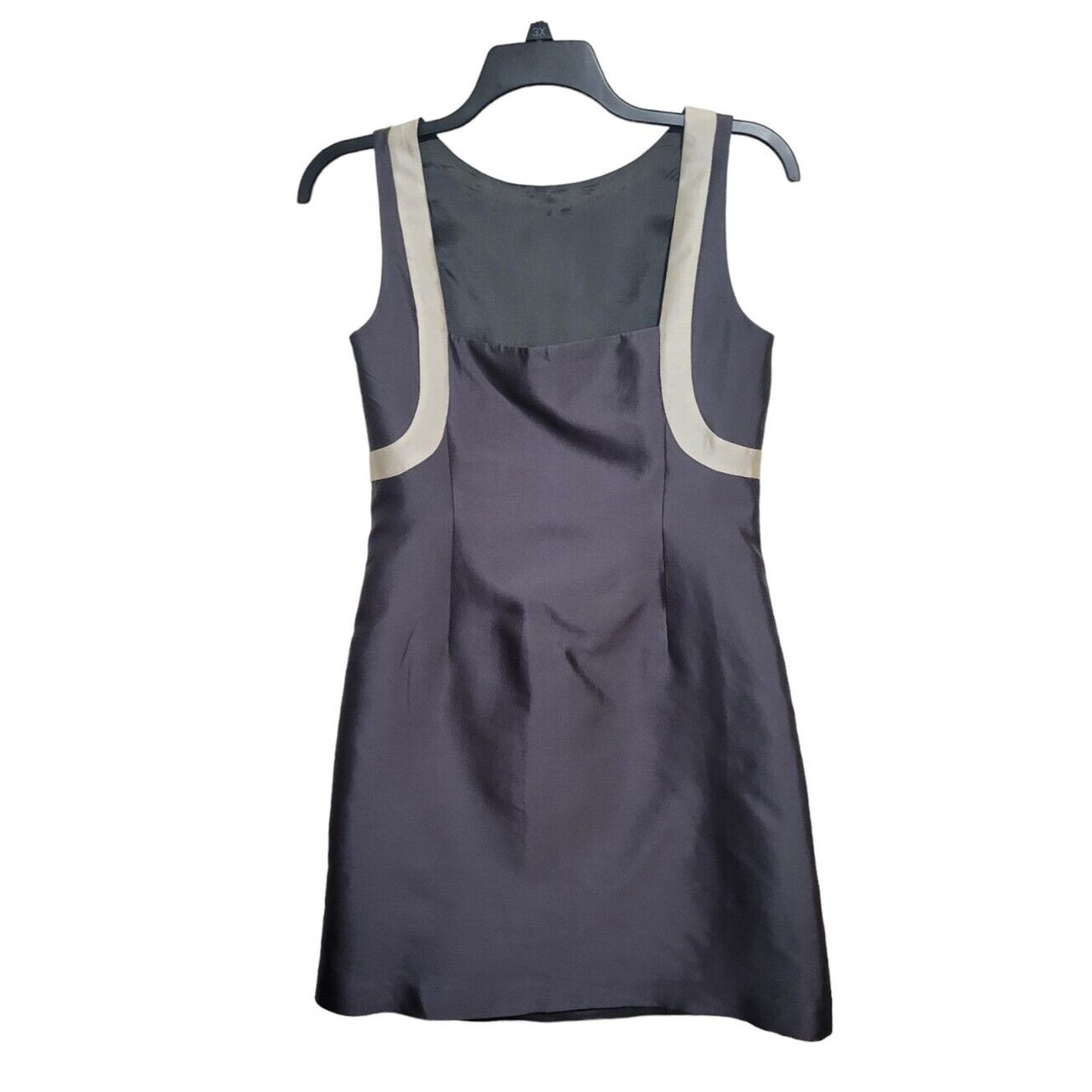 Other FENN WRIGHT MANSON Women Silk Cotton Dress Gray Size 12 Size XL / US 12-14 / IT 48-50 - 2 Thumbnail