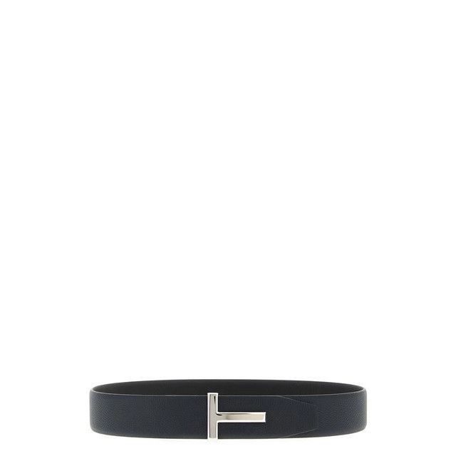 TOM FORD Blue/Black Reversible 40mm T Belt New And Authentic