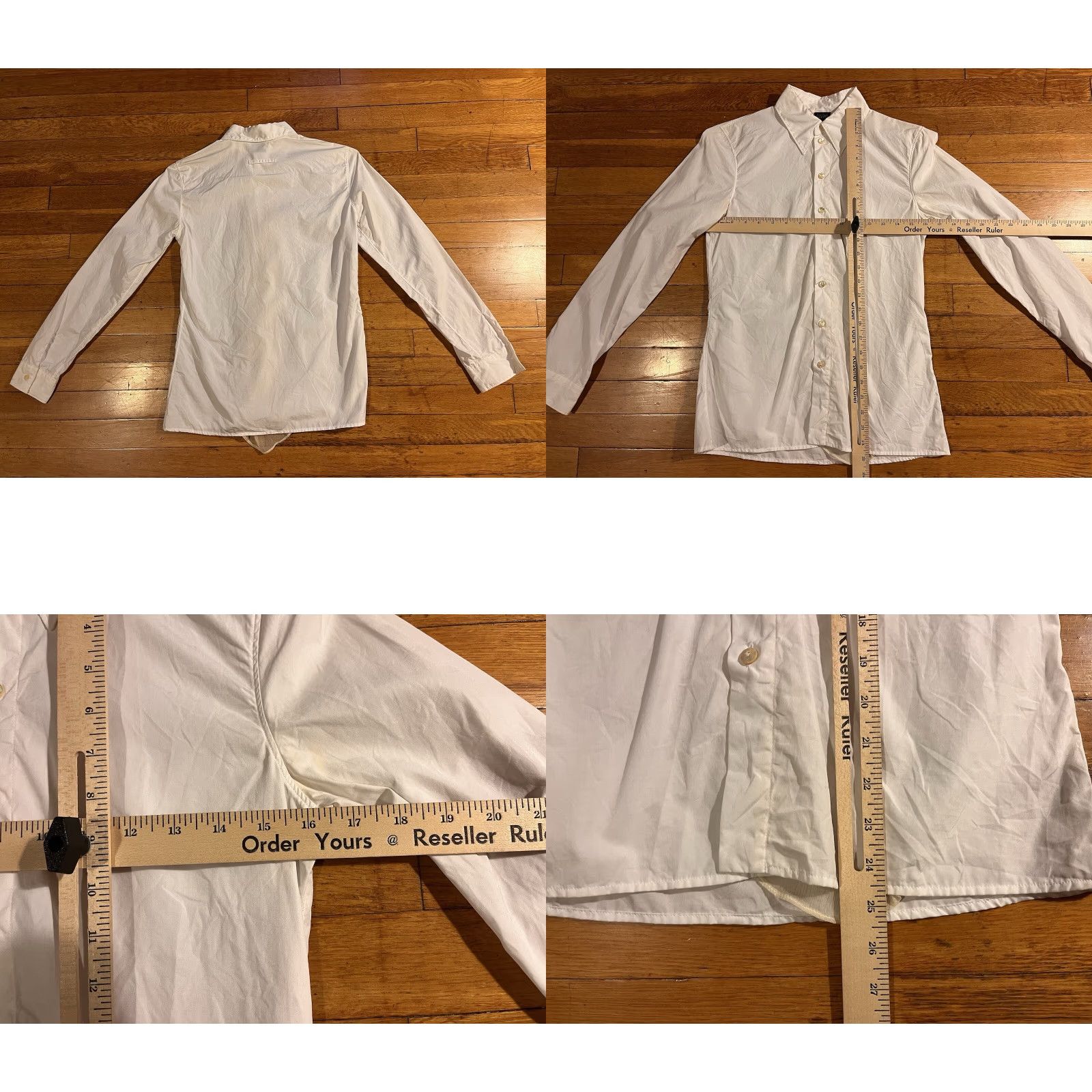 Jean Paul Gaultier VINTAGE Jean Paul Gaultier Femme Shirt Women’s 6 White Gauze 90s Size M / US 6-8 / IT 42-44 - 9 Thumbnail