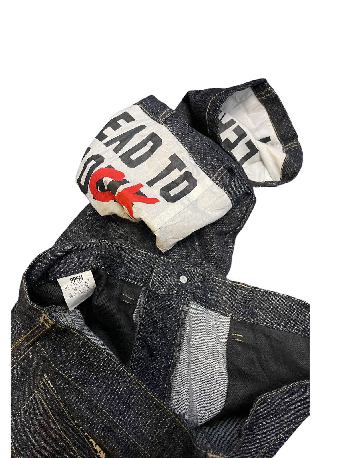 Designer × PPFM ARCHIVE PPFM DENIM LEAD TO ROCK DESIGNER JEANS Size US 31 - 5 Thumbnail